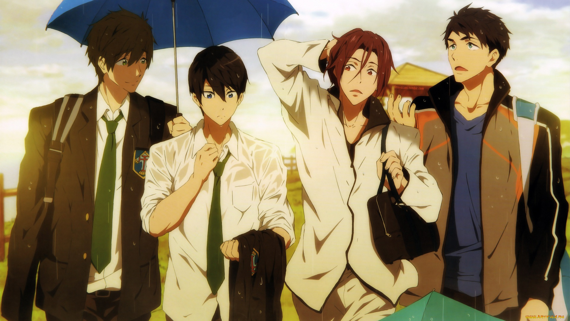 аниме, free, парни