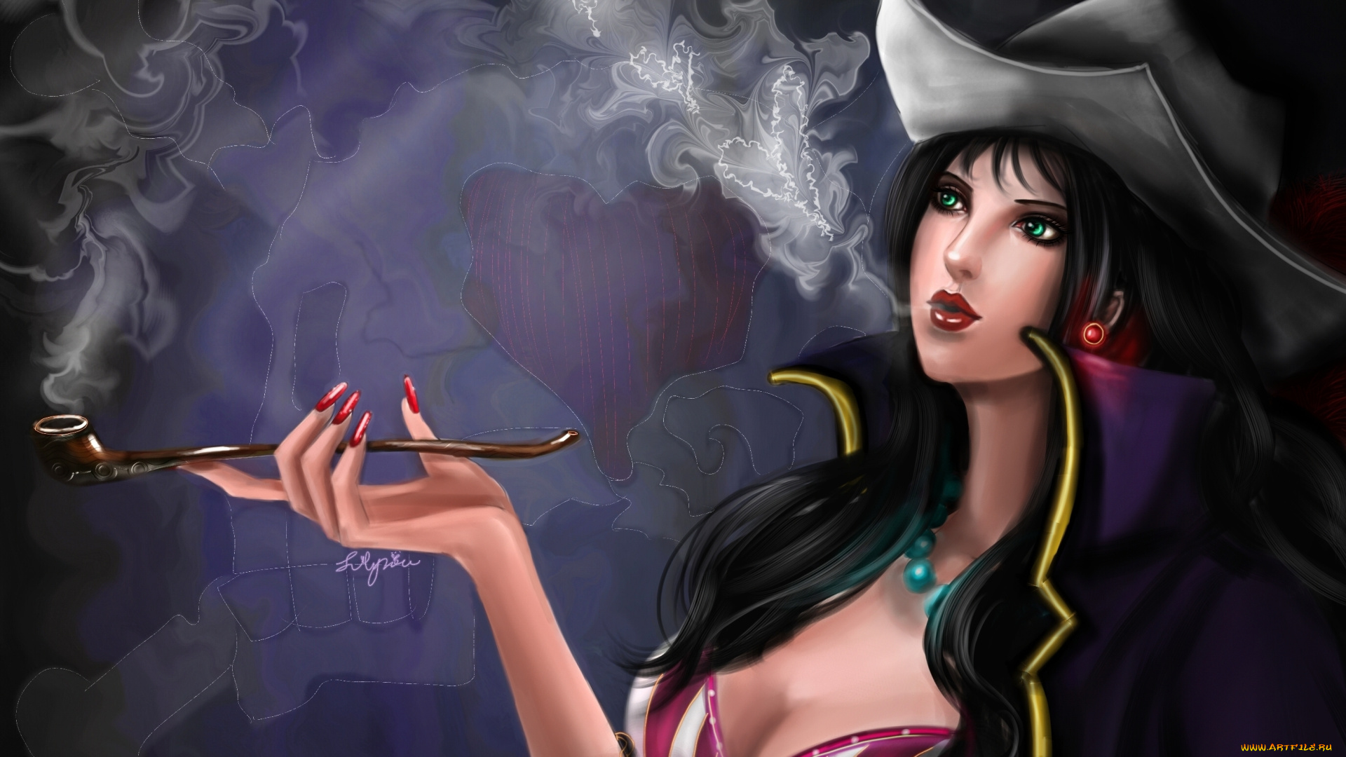 аниме, one, piece, девушка