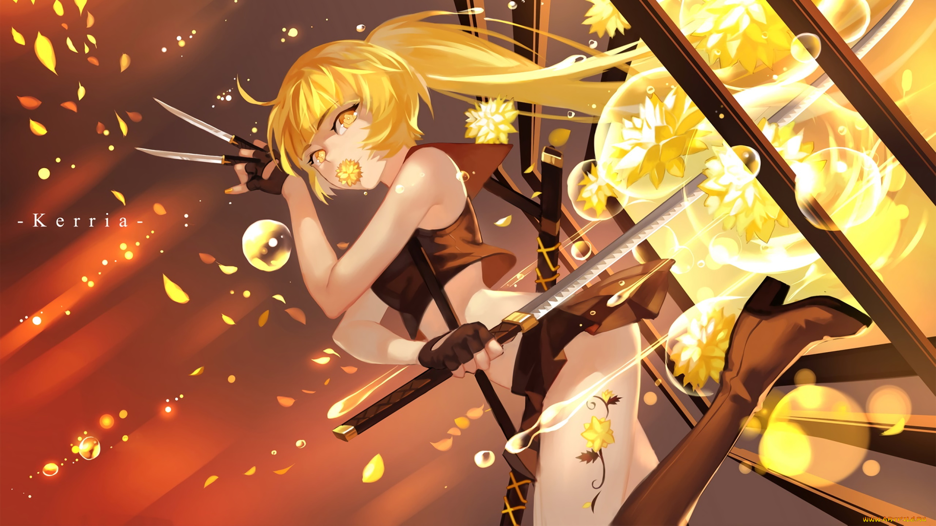 аниме, оружие, , техника, , технологии, фон, взгляд, девушка