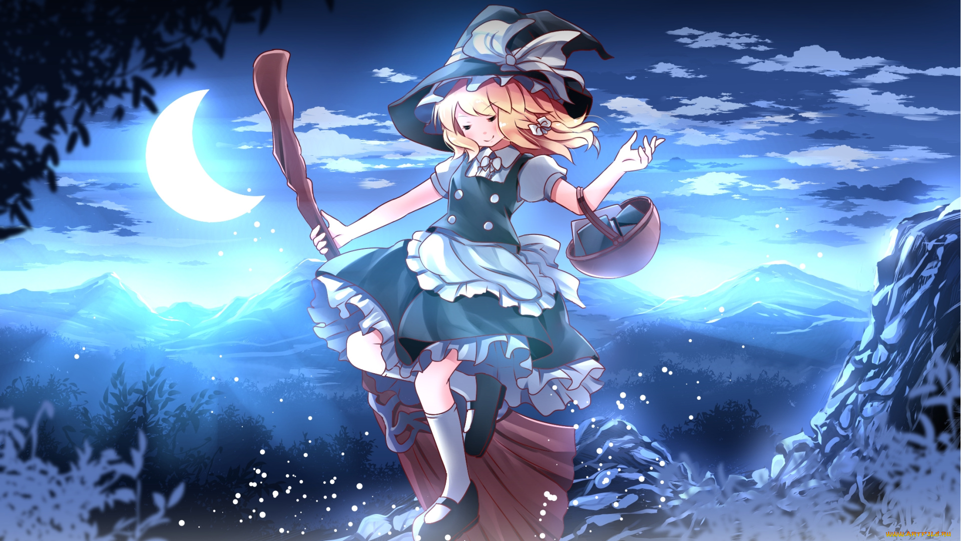 аниме, touhou, девочка