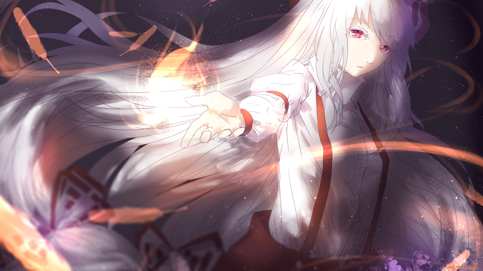 аниме, touhou, девушка, тоухоу