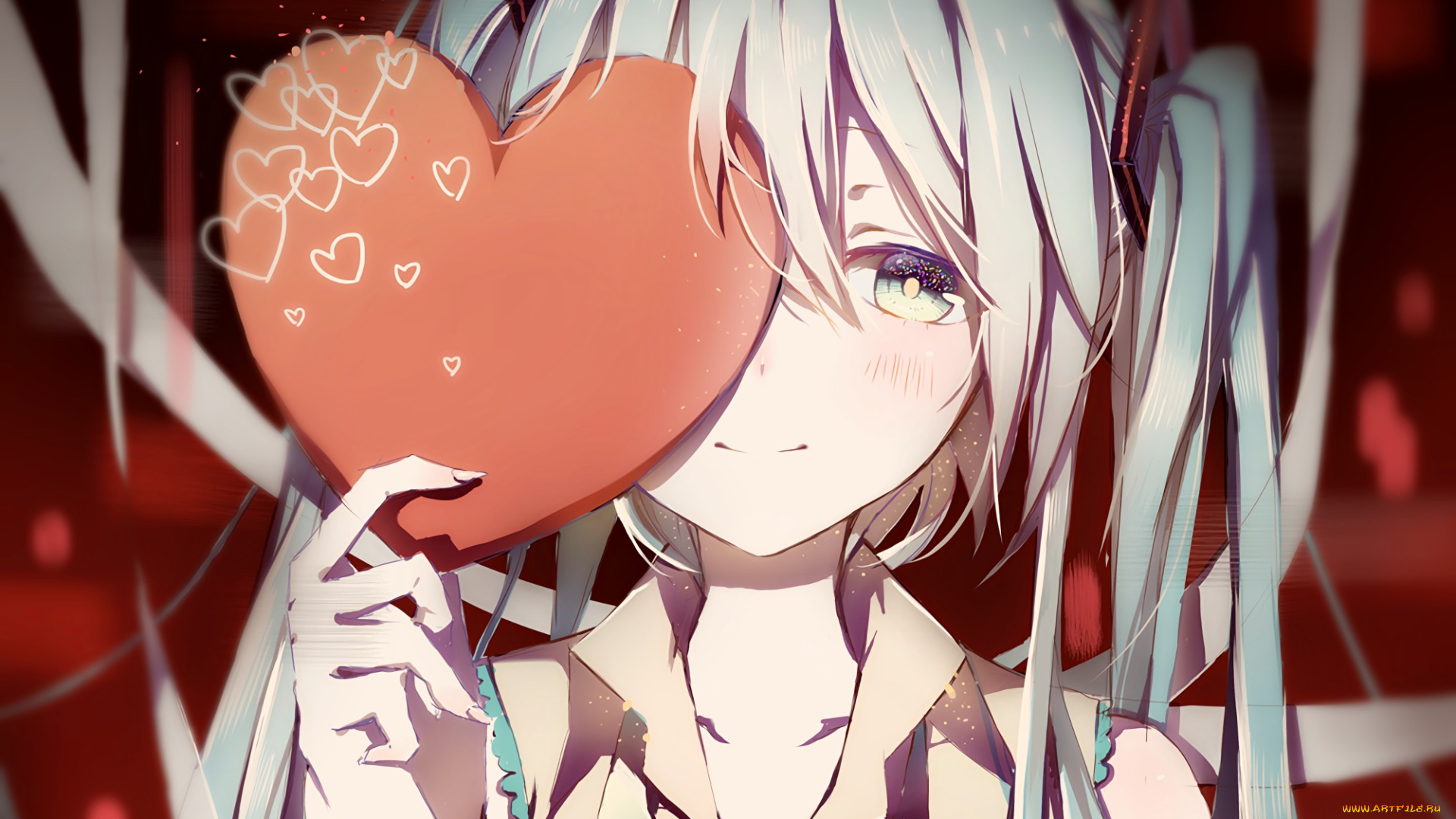 аниме, vocaloid, hatsune, miku