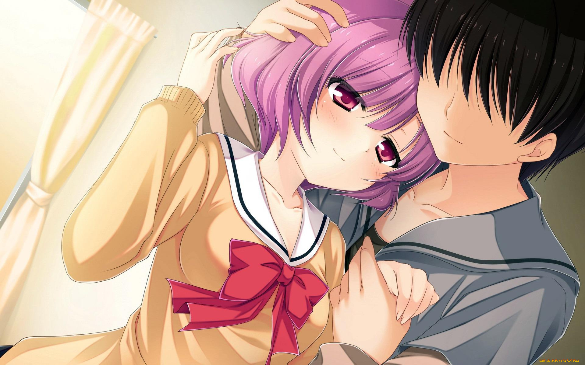 mizu, no, miyako, no, patisserie, аниме, нежность, пара, парень, девушка