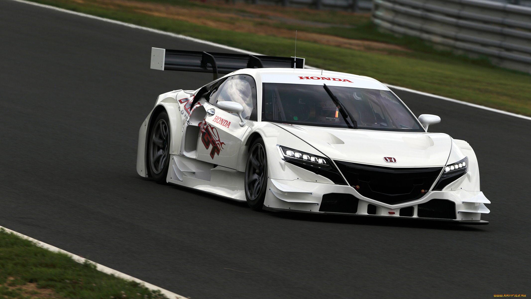 honda, nsx, concept, 2013, автомобили, honda, nsx, белая, 2013, concept, трасса