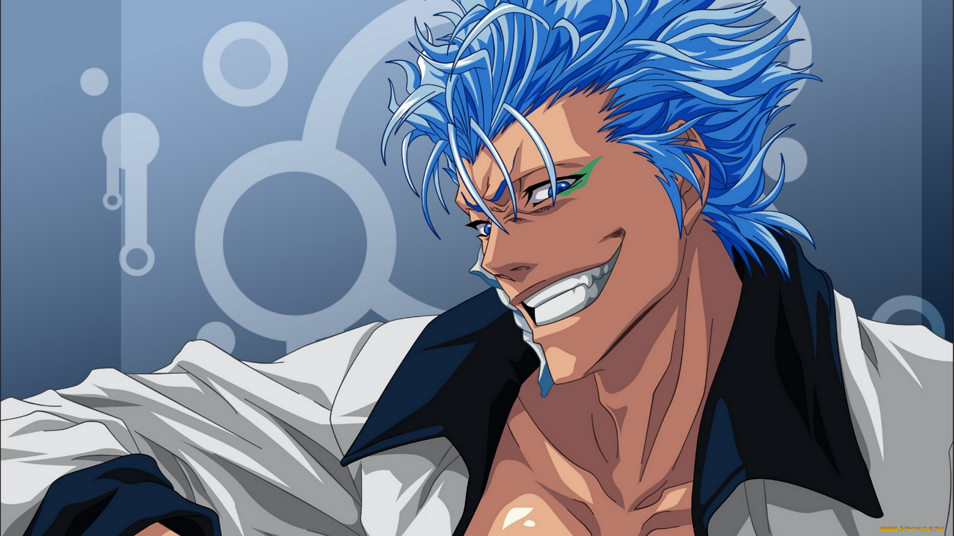 аниме, bleach, гримджоу