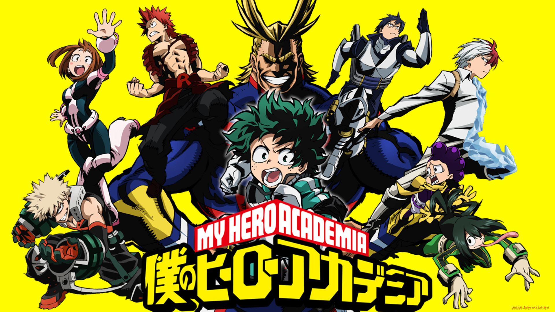 аниме, boku, no, hero, academia, герои