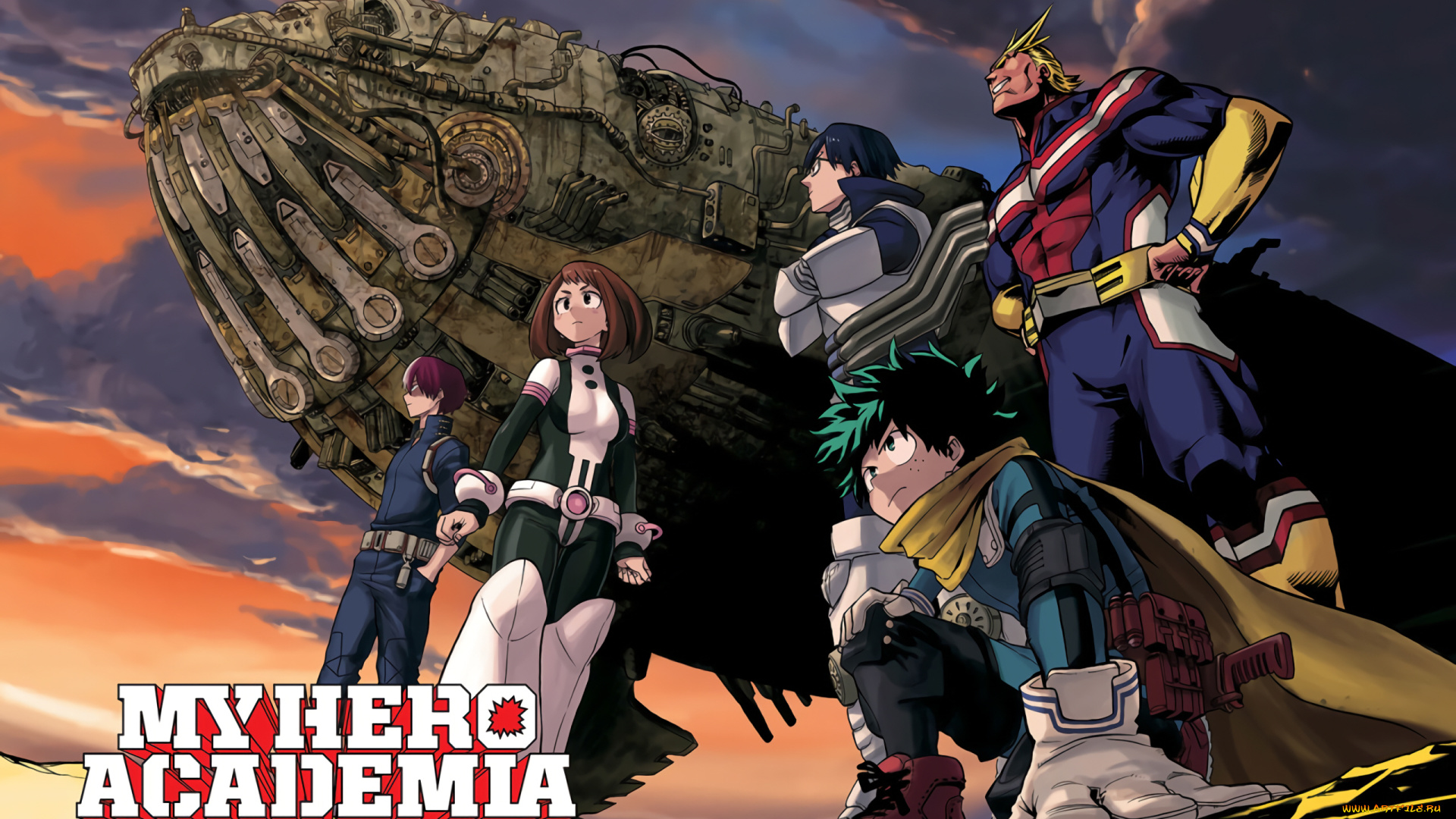 аниме, boku, no, hero, academia, моя, геройская, акадеимя