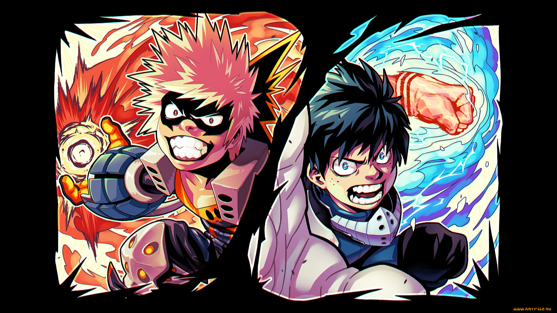 аниме, boku, no, hero, academia, моя, геройская, академия