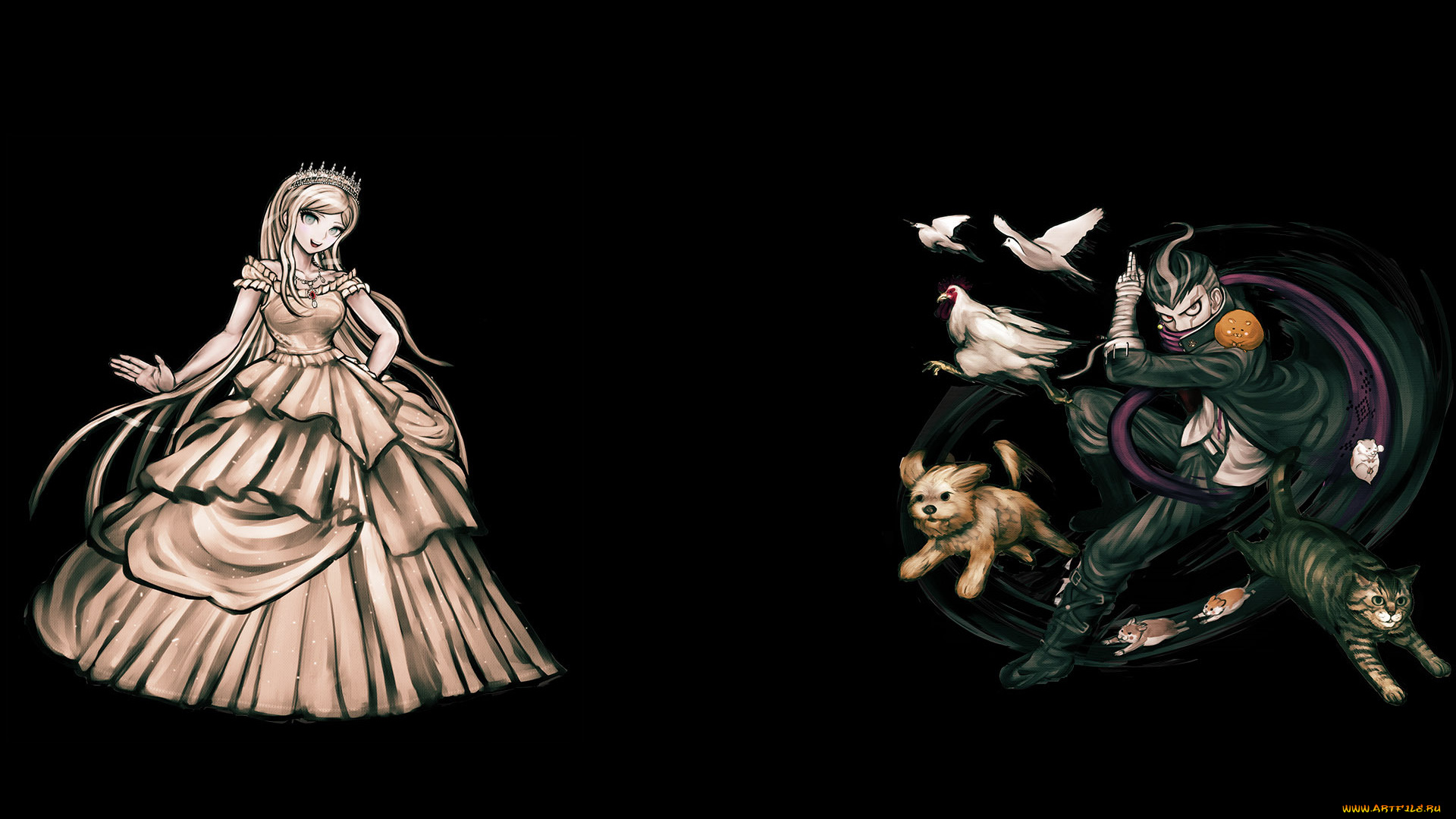 аниме, danganronpa, персонажи