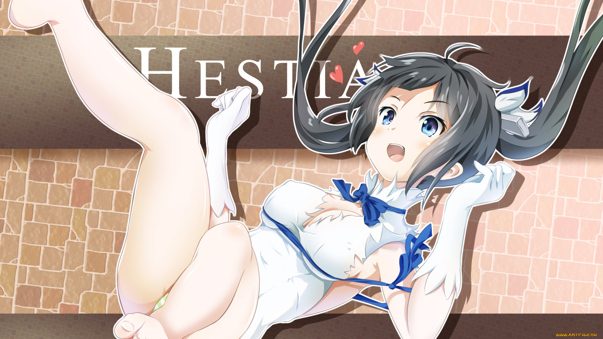 аниме, danmachi, девушка