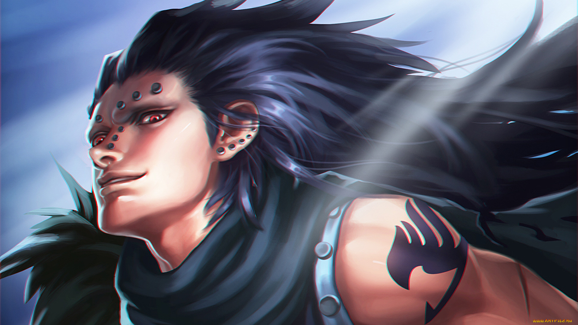 аниме, fairy, tail, гаджил