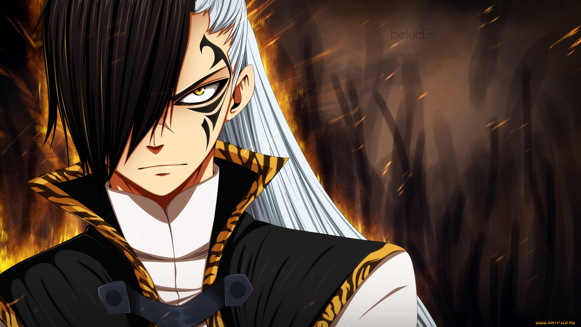 аниме, fairy, tail, хвост, феи