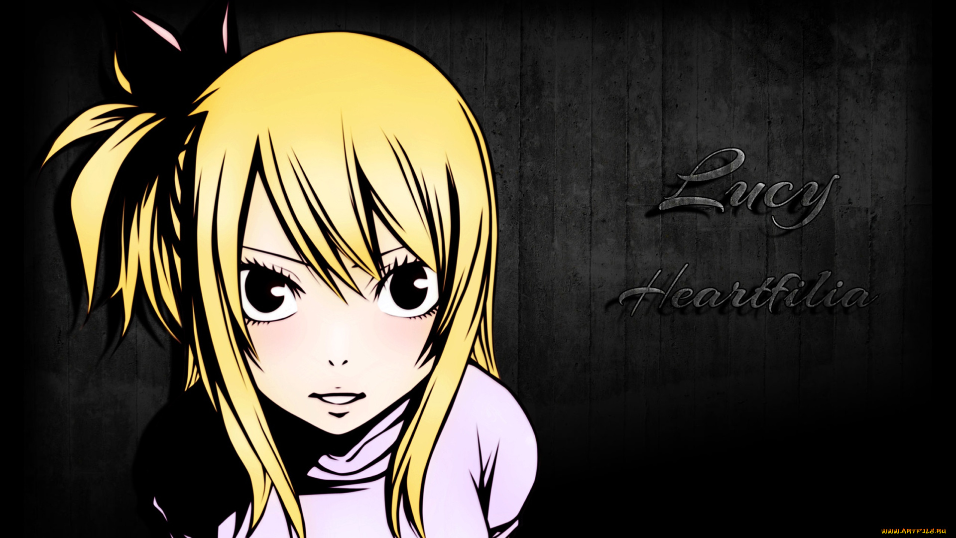 аниме, fairy, tail, люси