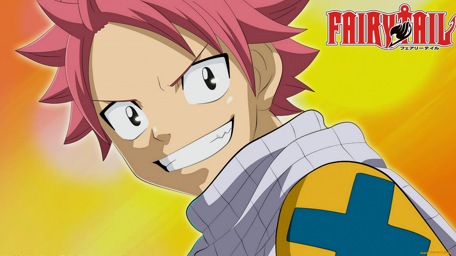 аниме, fairy, tail, нацу