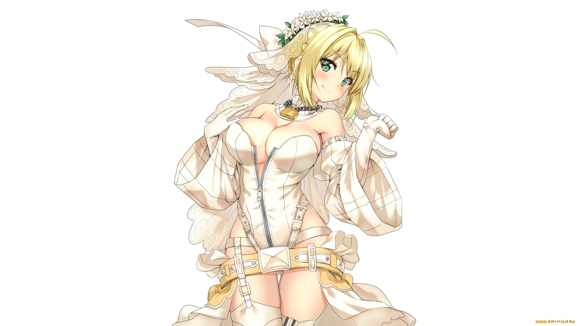 аниме, fate, stay, night, extra, ccc