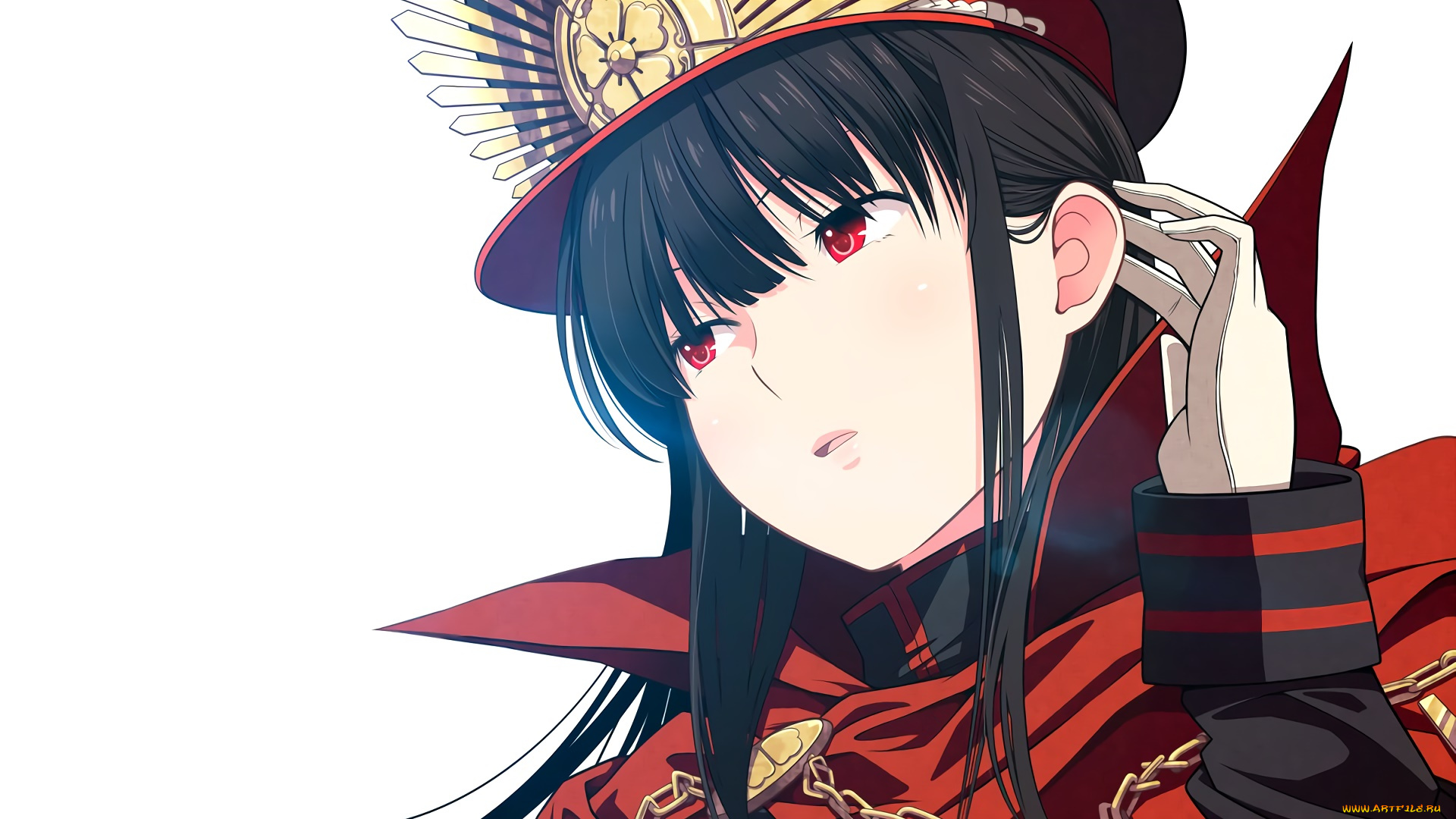 аниме, fate, stay, night, взгляд, девушка, фон