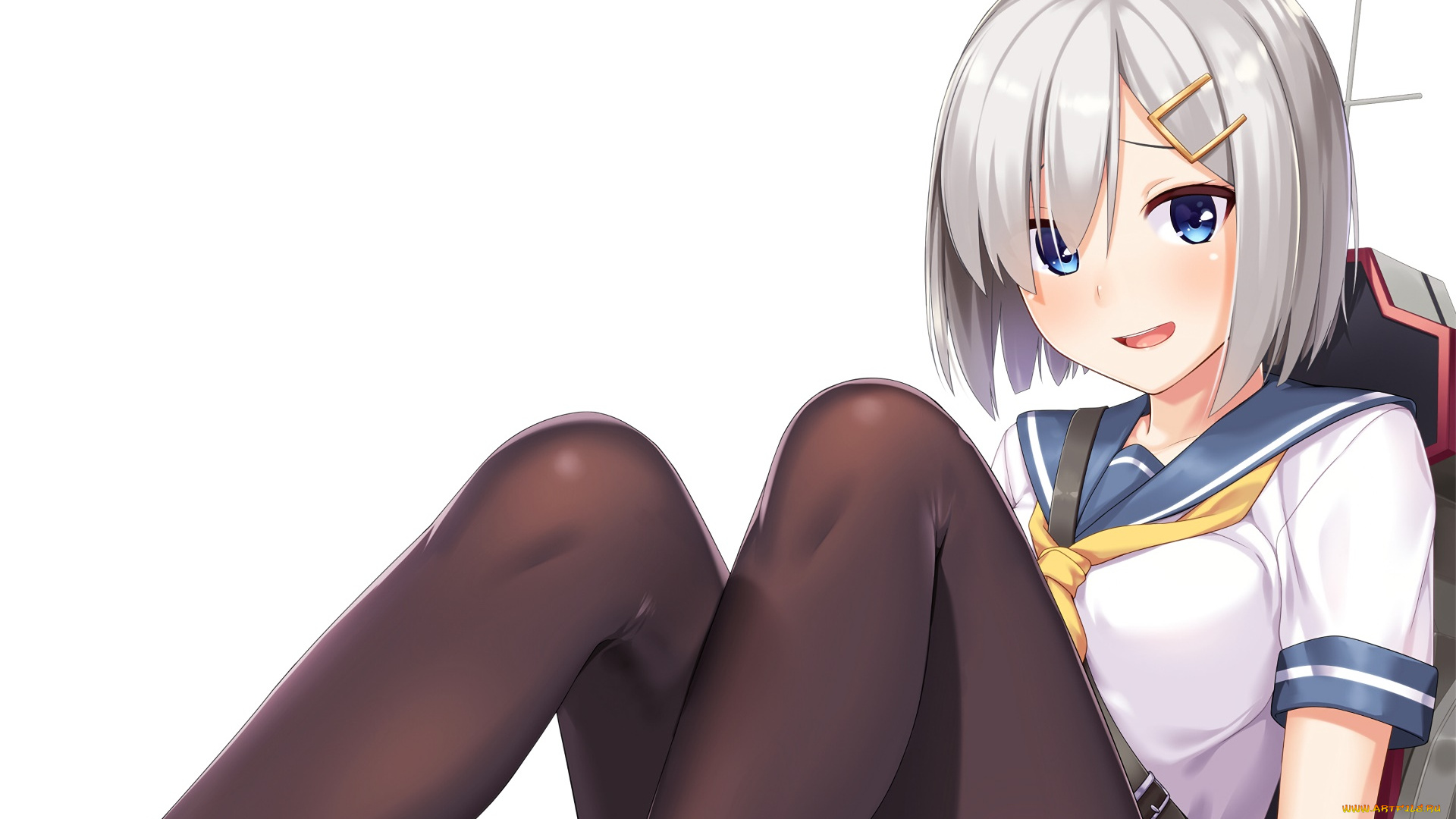 аниме, kantai, collection, фон, взгляд, девушка