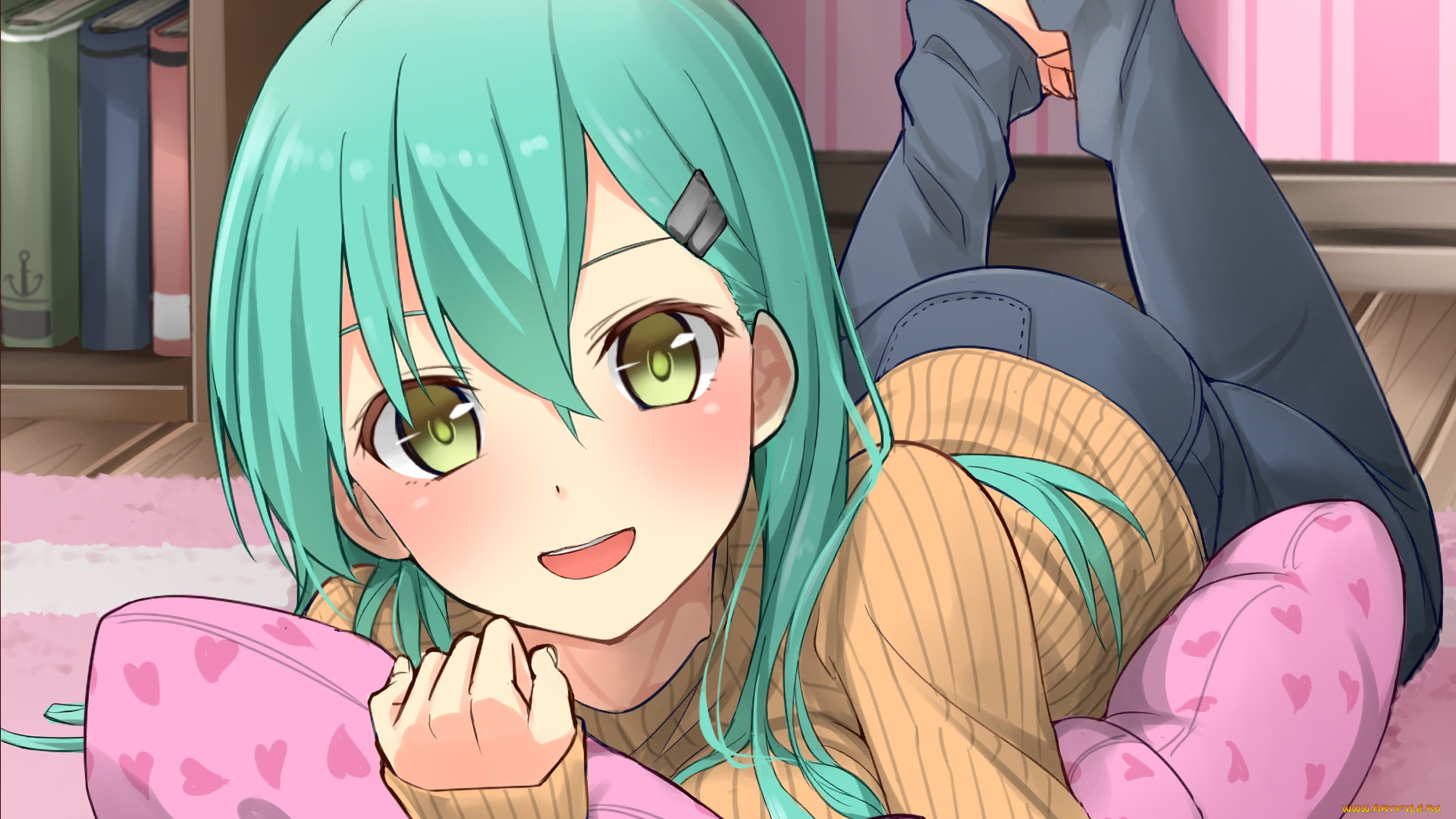 аниме, kantai, collection, фон, взгляд, девушки