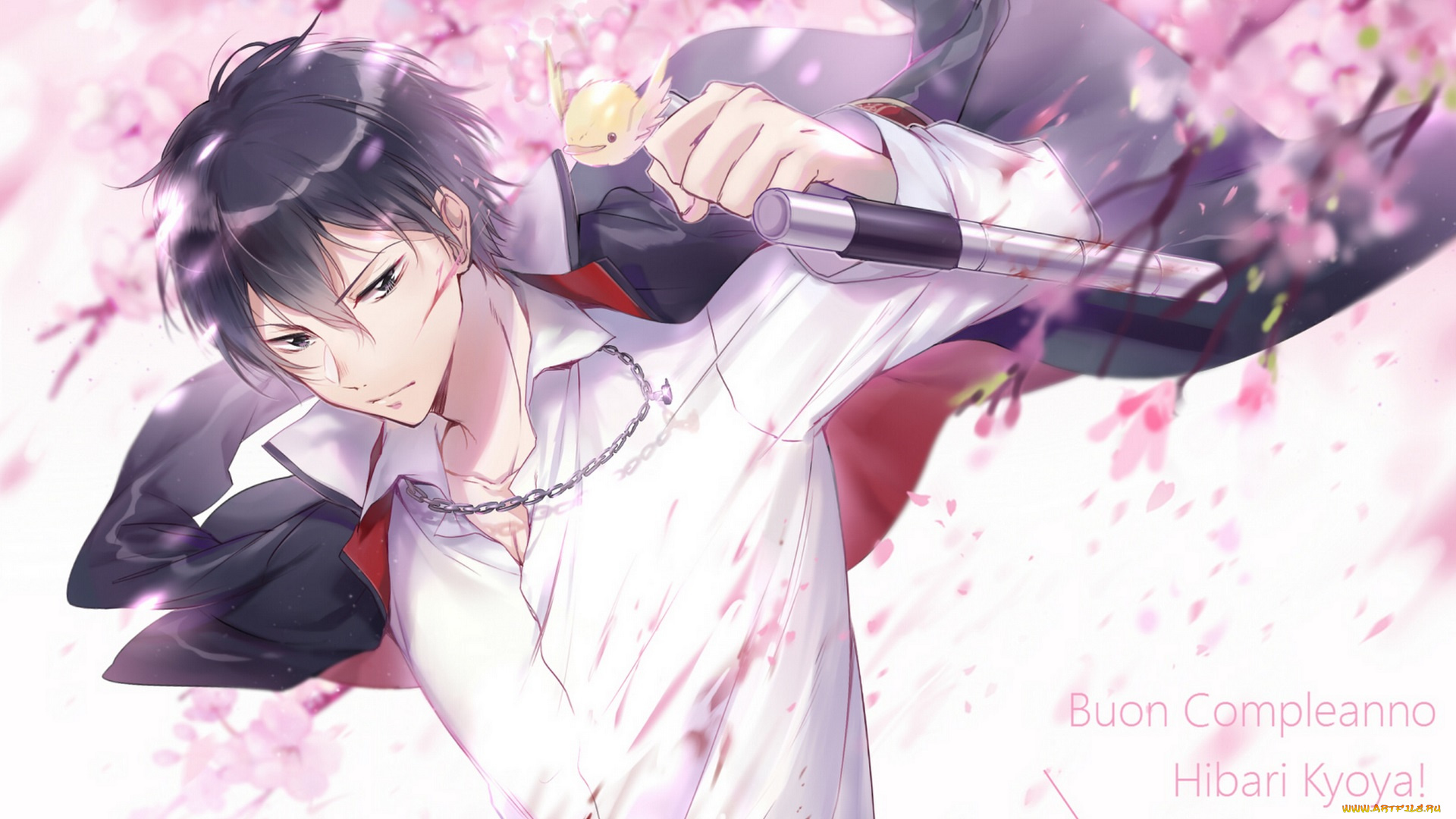 аниме, katekyo, hitman, reborn, хибари, кёя