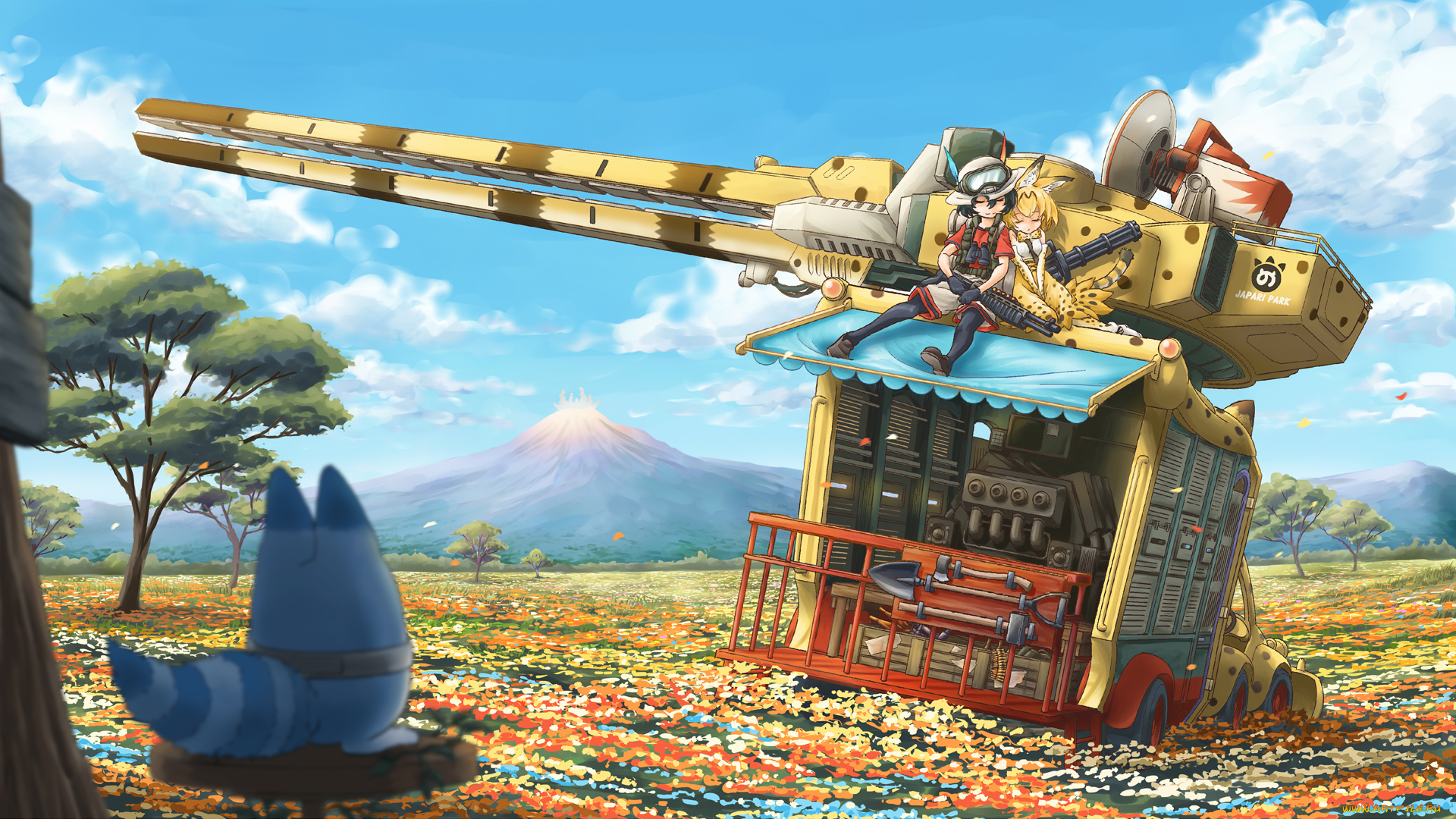 аниме, kemono, friends, kemono, friends