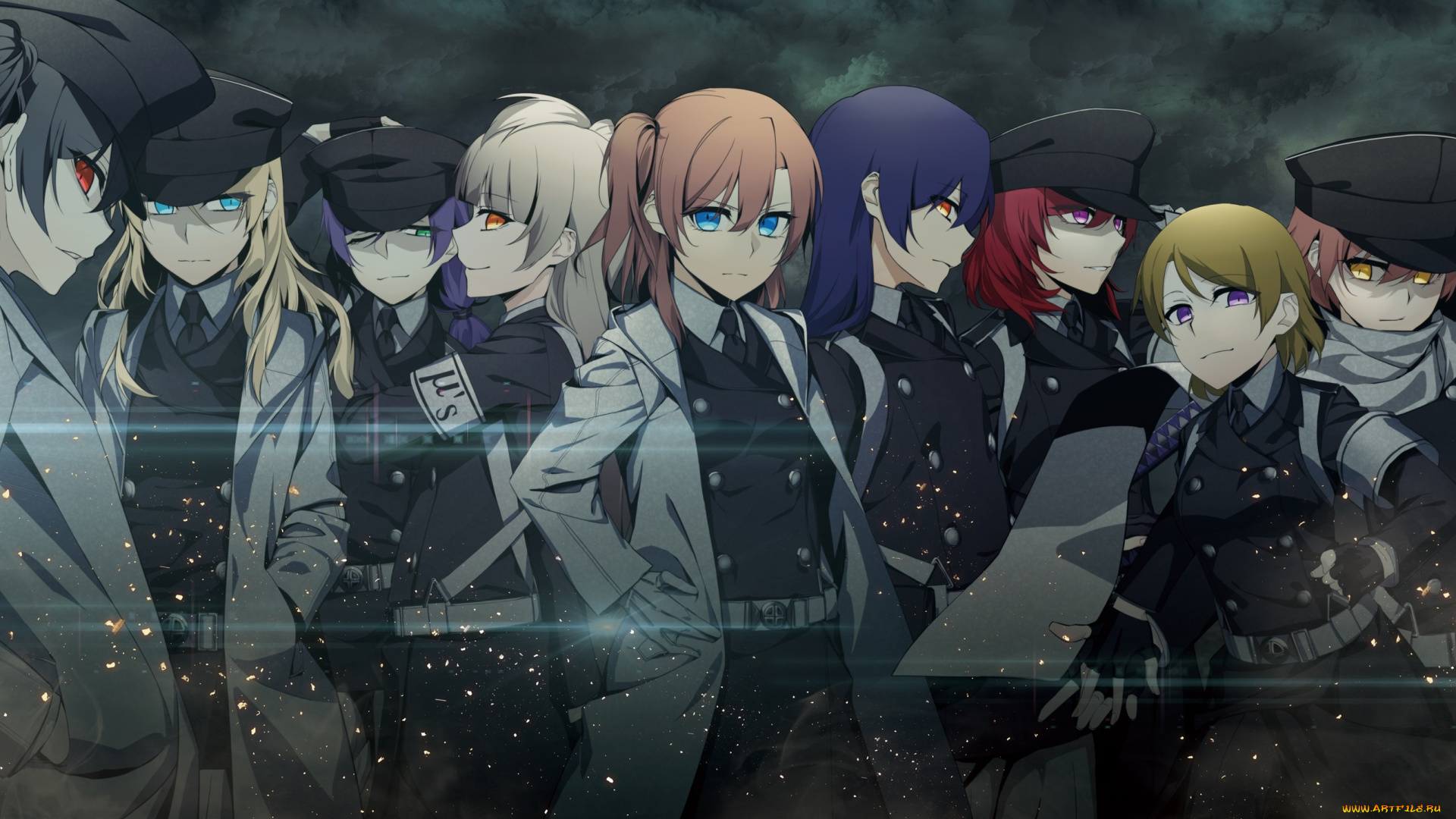 аниме, love, live, , school, idol, project, девушки