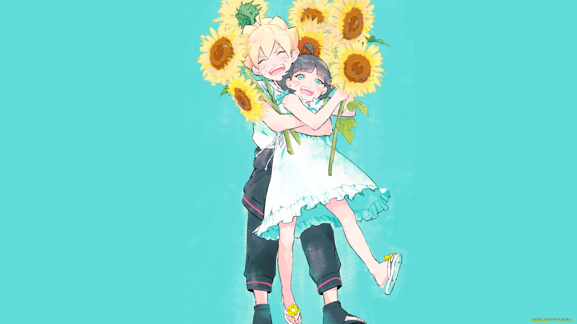 аниме, naruto, дети