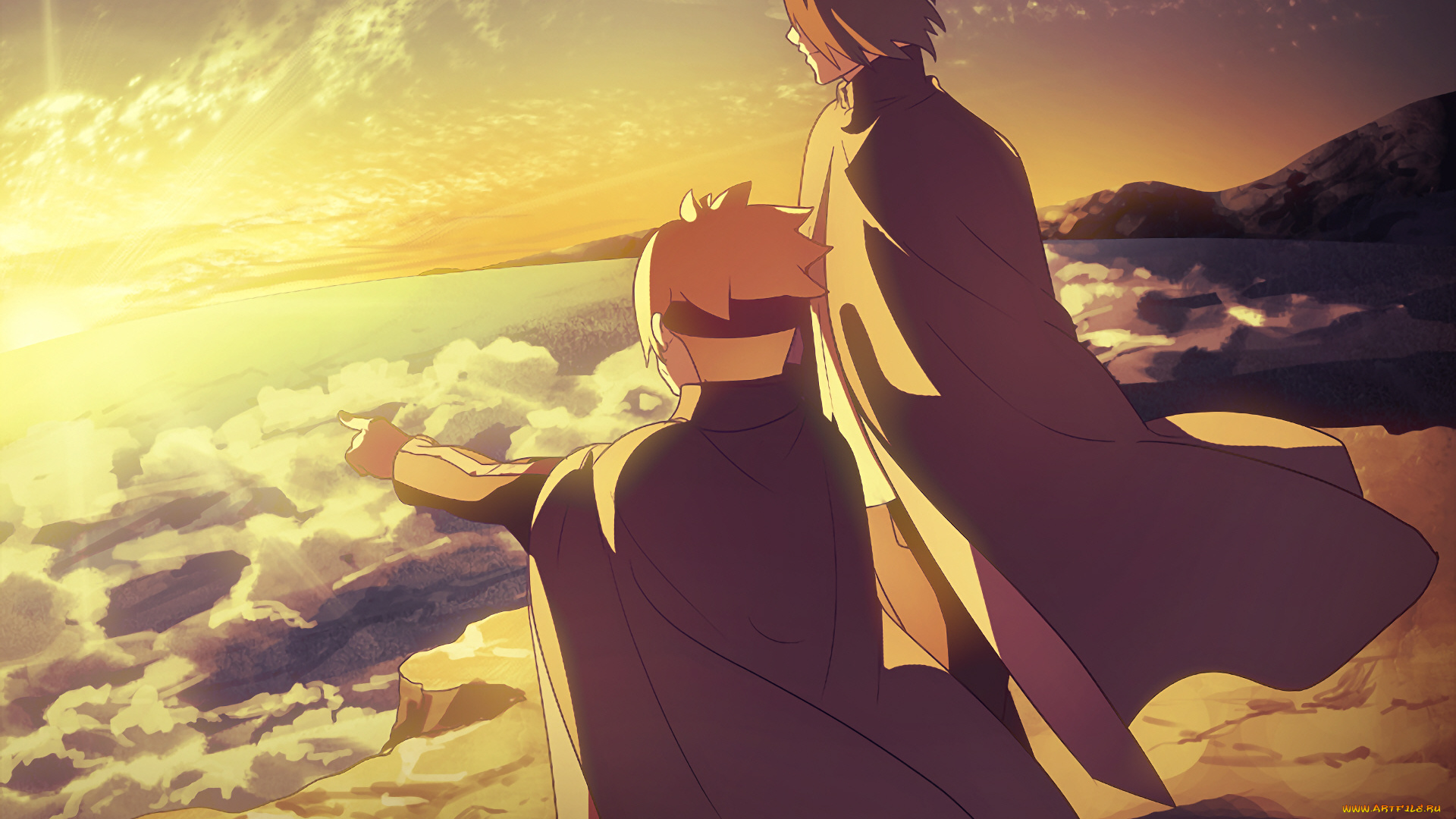 аниме, naruto, саске, наруто