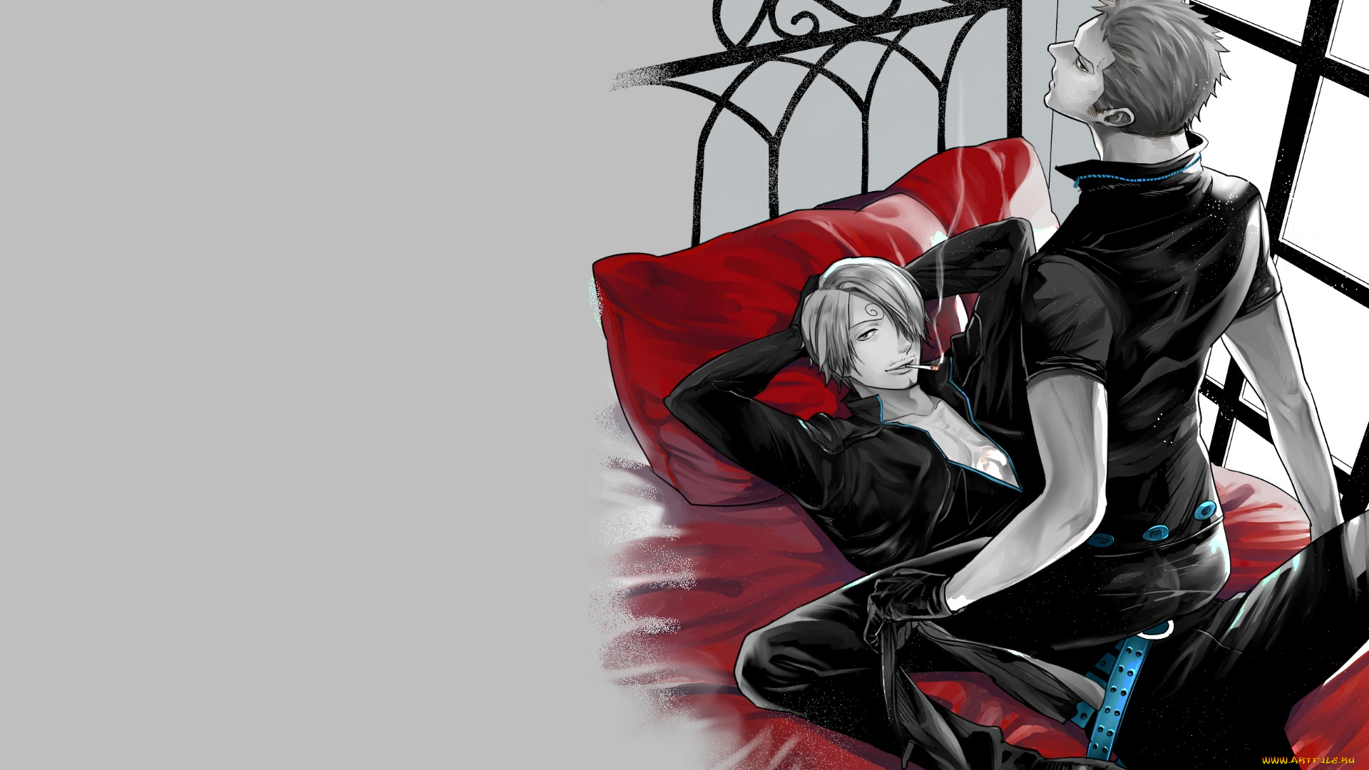 аниме, one, piece, парни