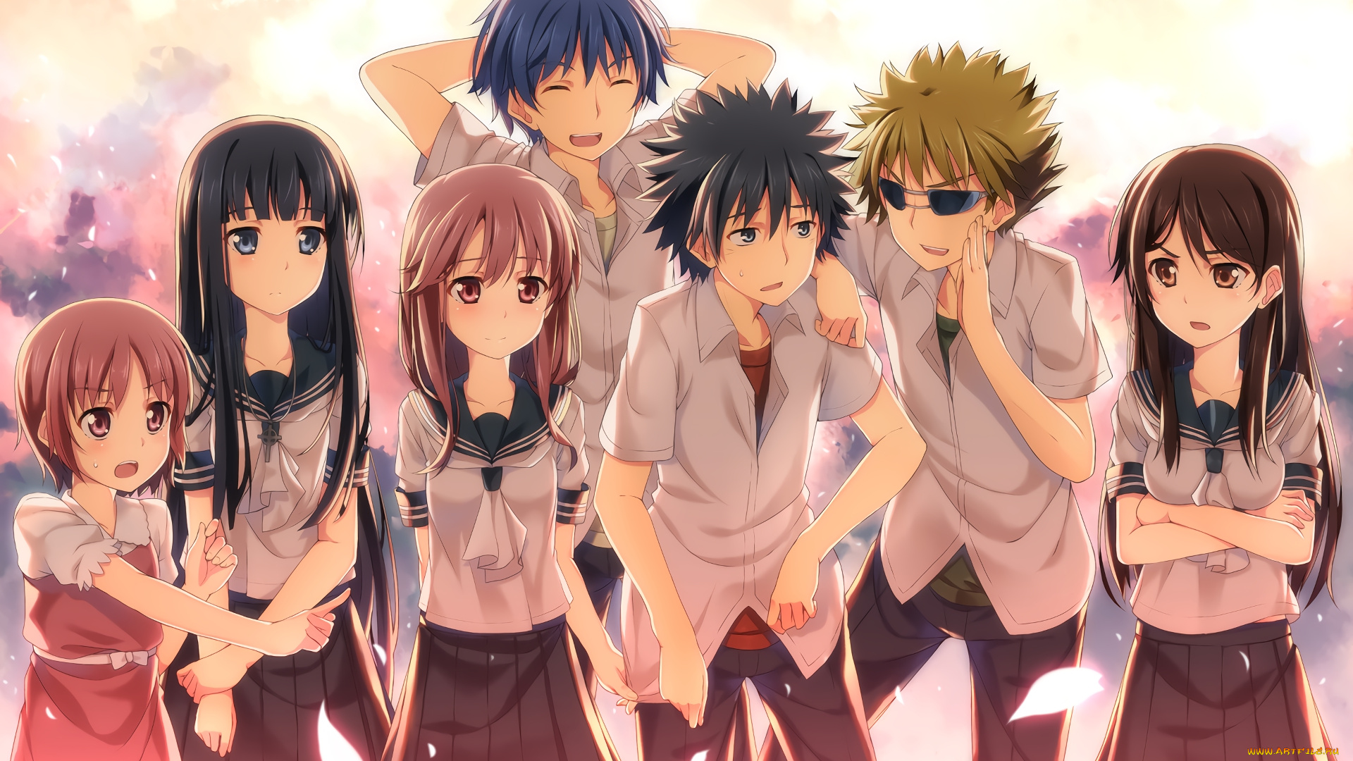 аниме, toaru, majutsu, no, index, фон, взгляд, девушки