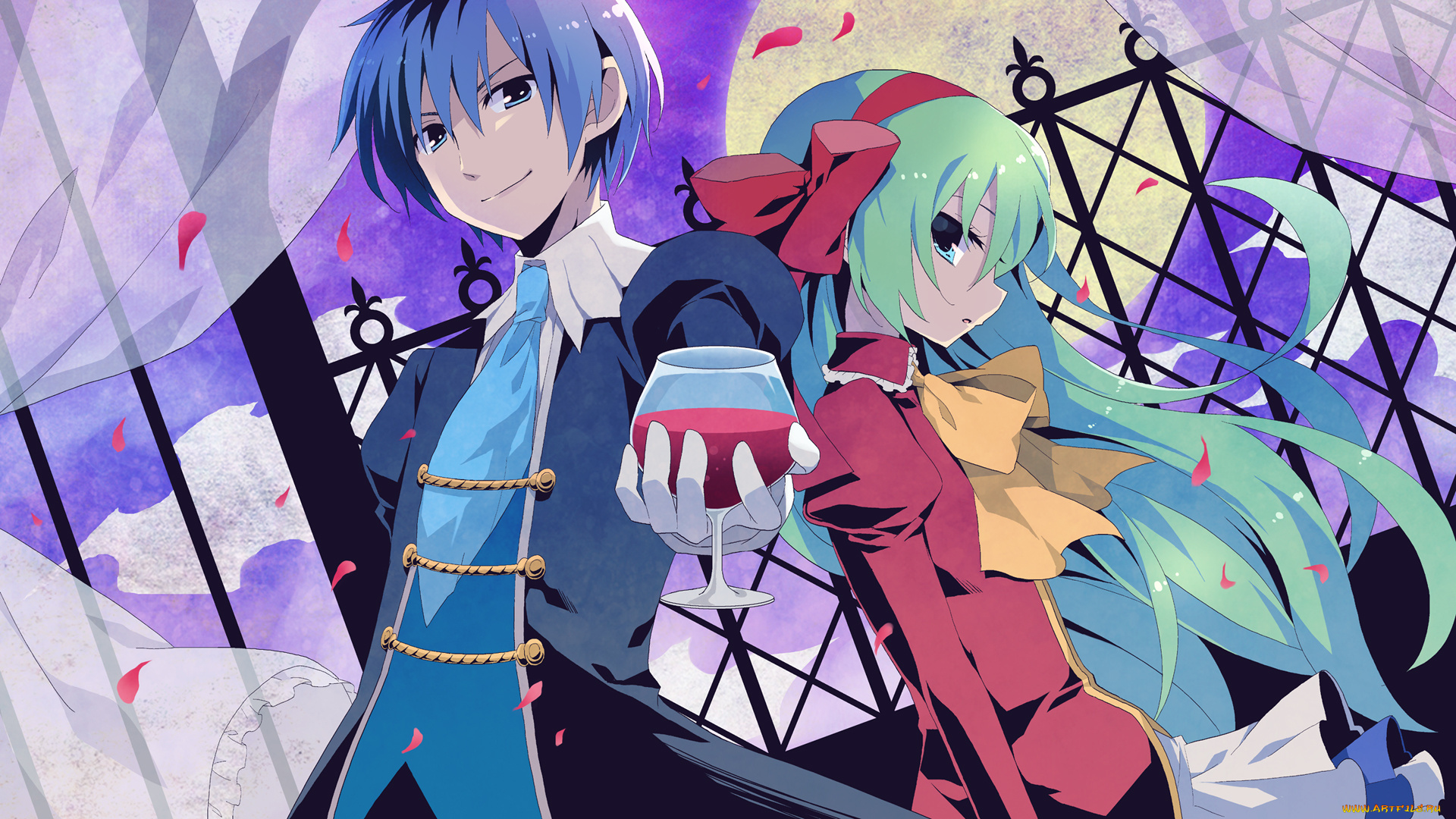 аниме, vocaloid, двое