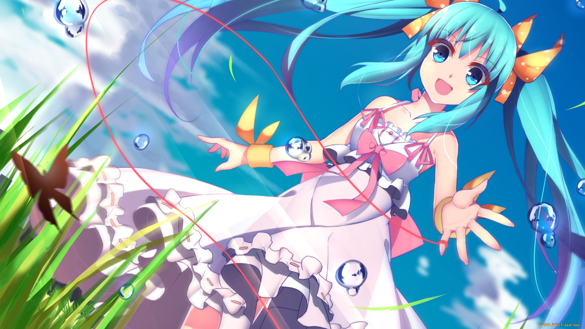 аниме, vocaloid, hatsune, miku