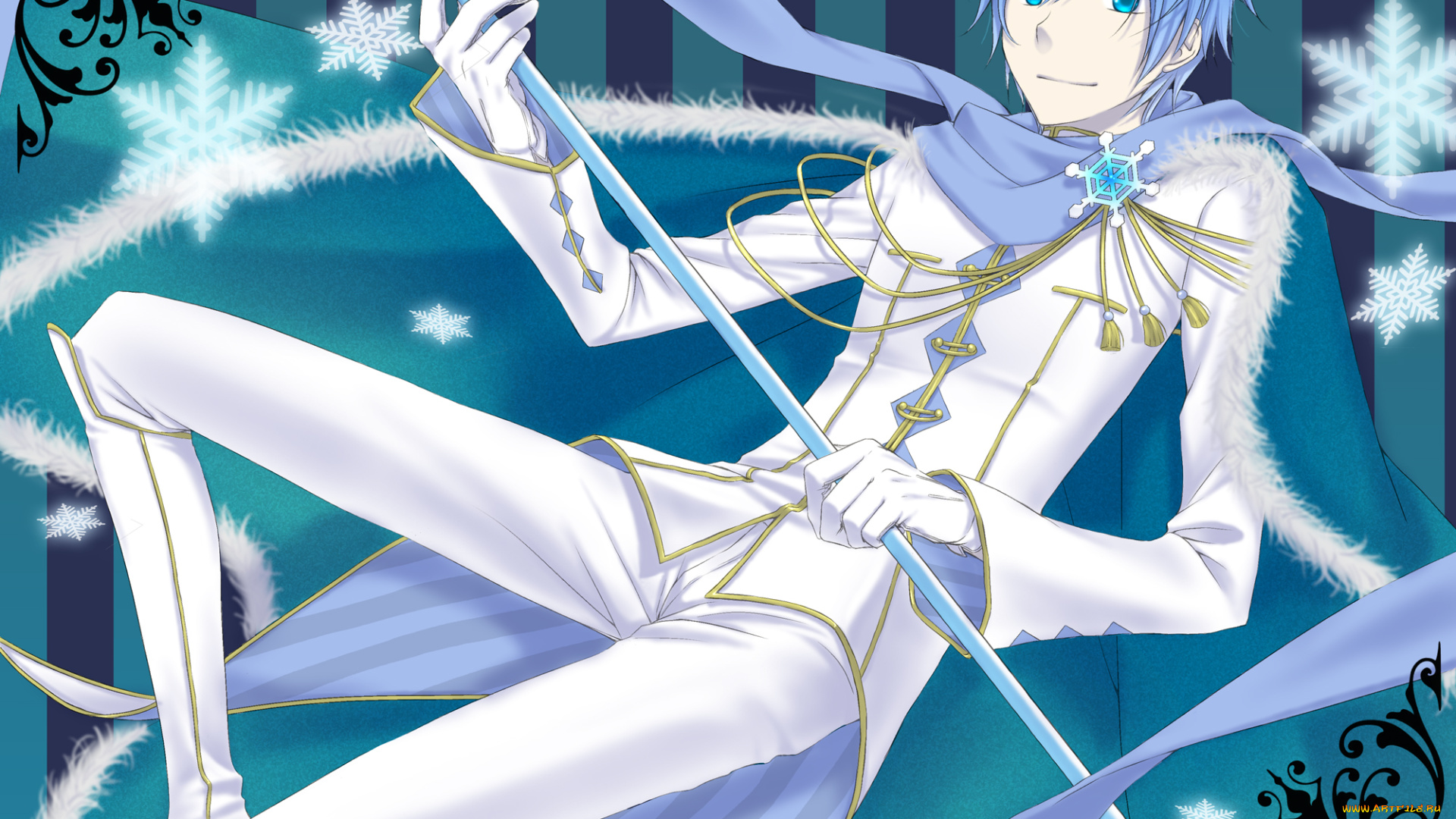 аниме, vocaloid, kaito