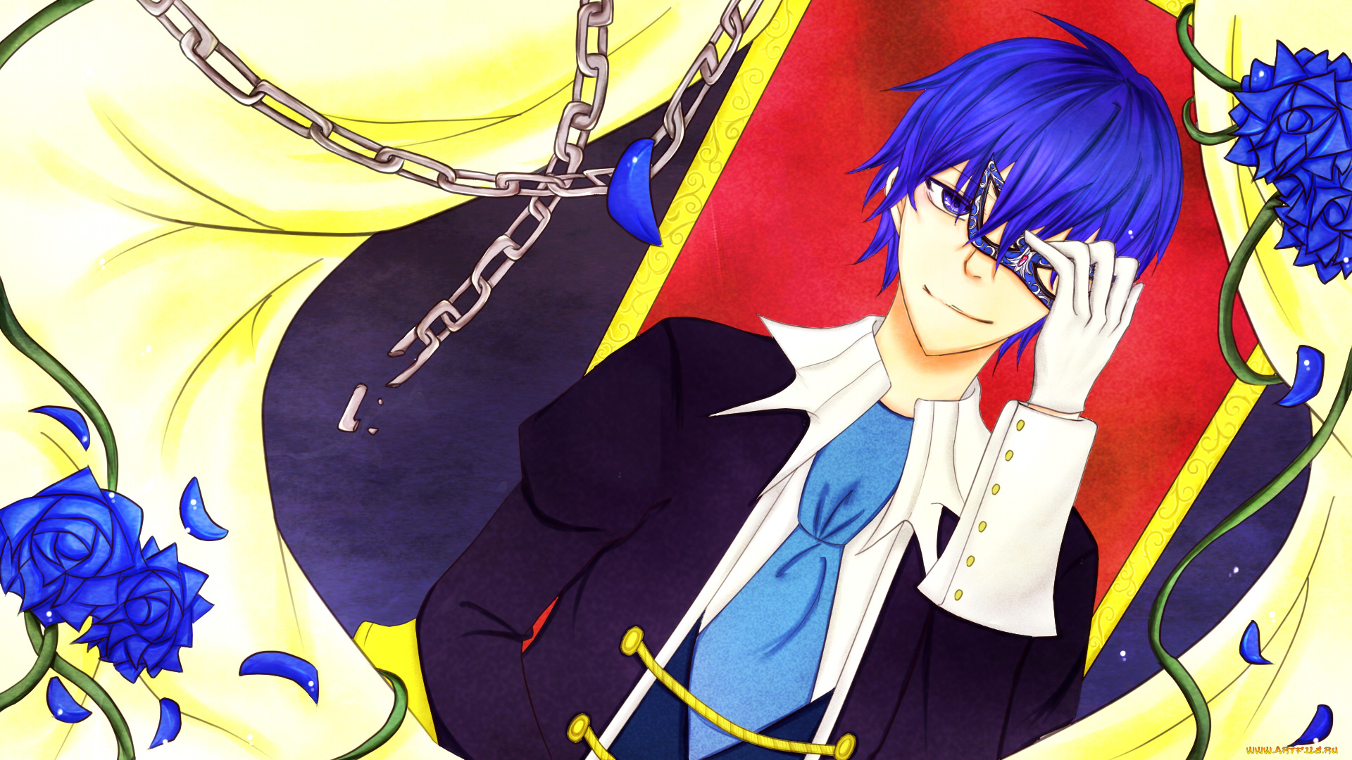 аниме, vocaloid, kaito