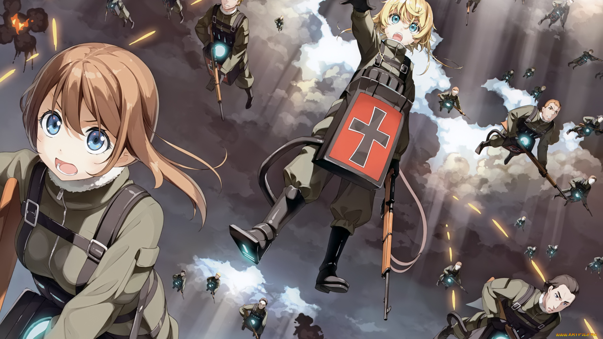 аниме, youjo, senki, youjo, senki