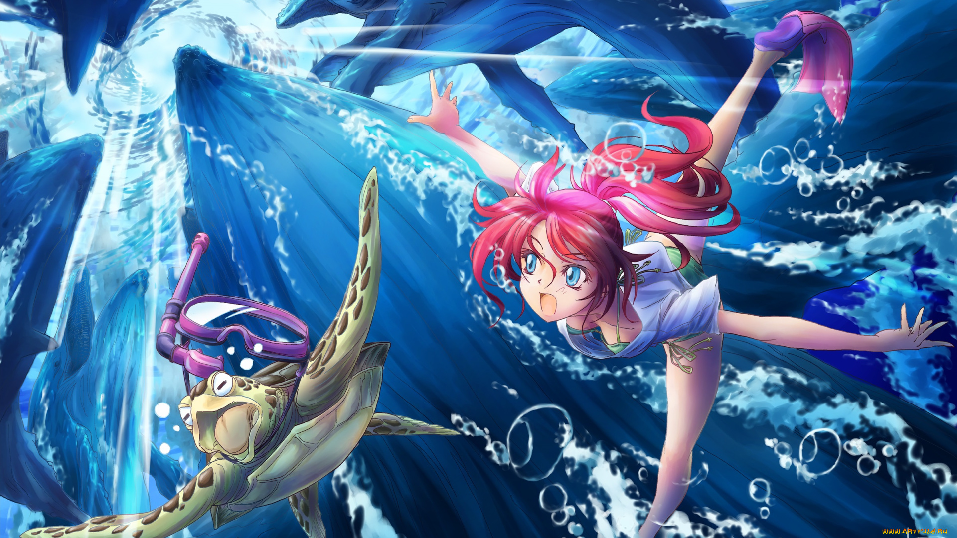 аниме, животные, , существа, original