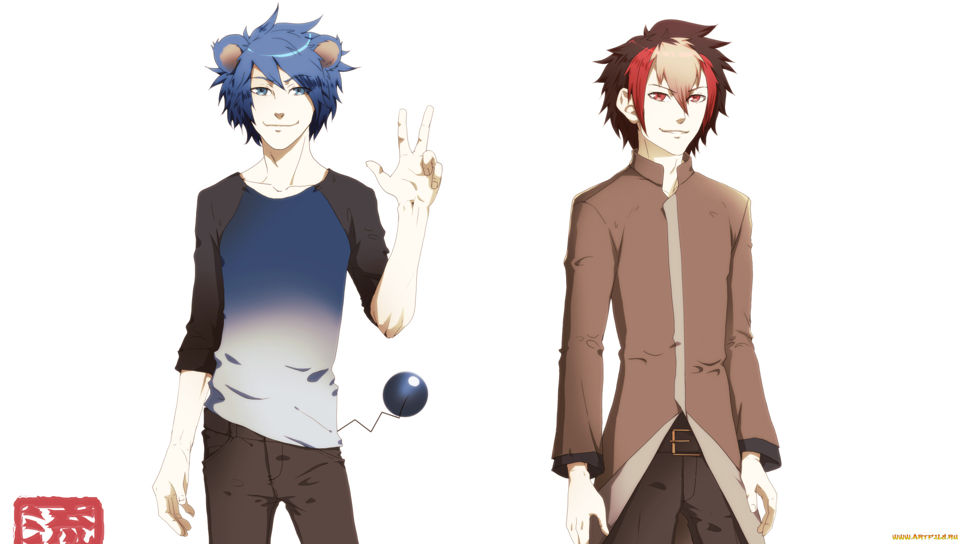 аниме, животные, , существа, парни