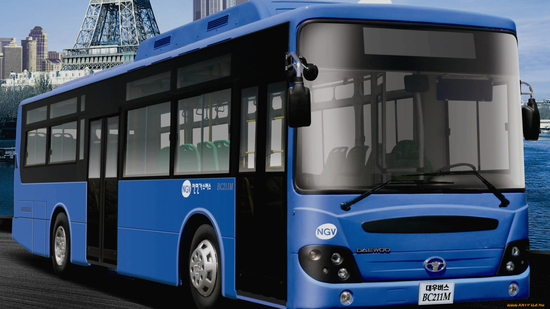 автомобили, автобусы, daewoo