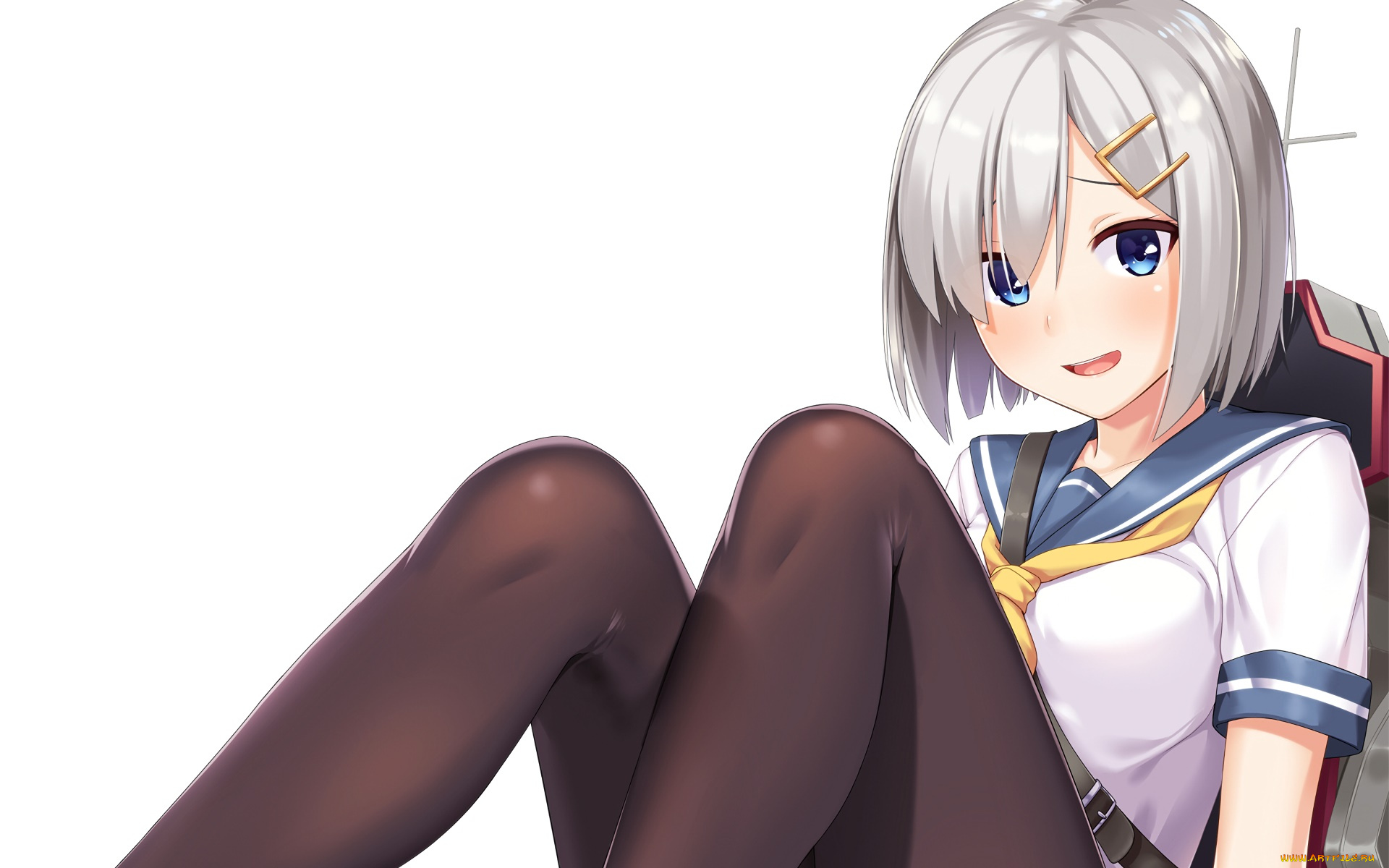 аниме, kantai, collection, фон, взгляд, девушка