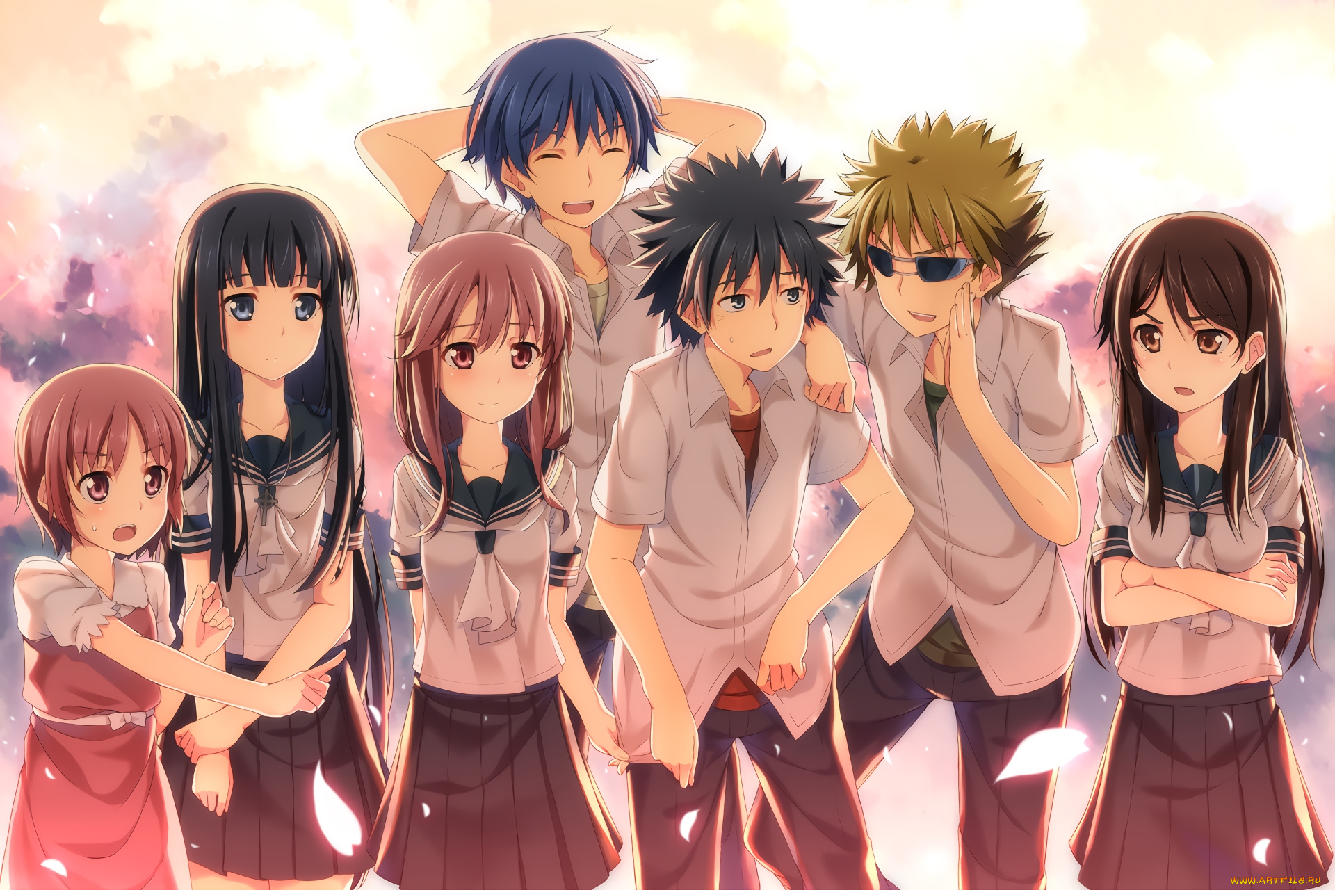 аниме, toaru, majutsu, no, index, фон, взгляд, девушки