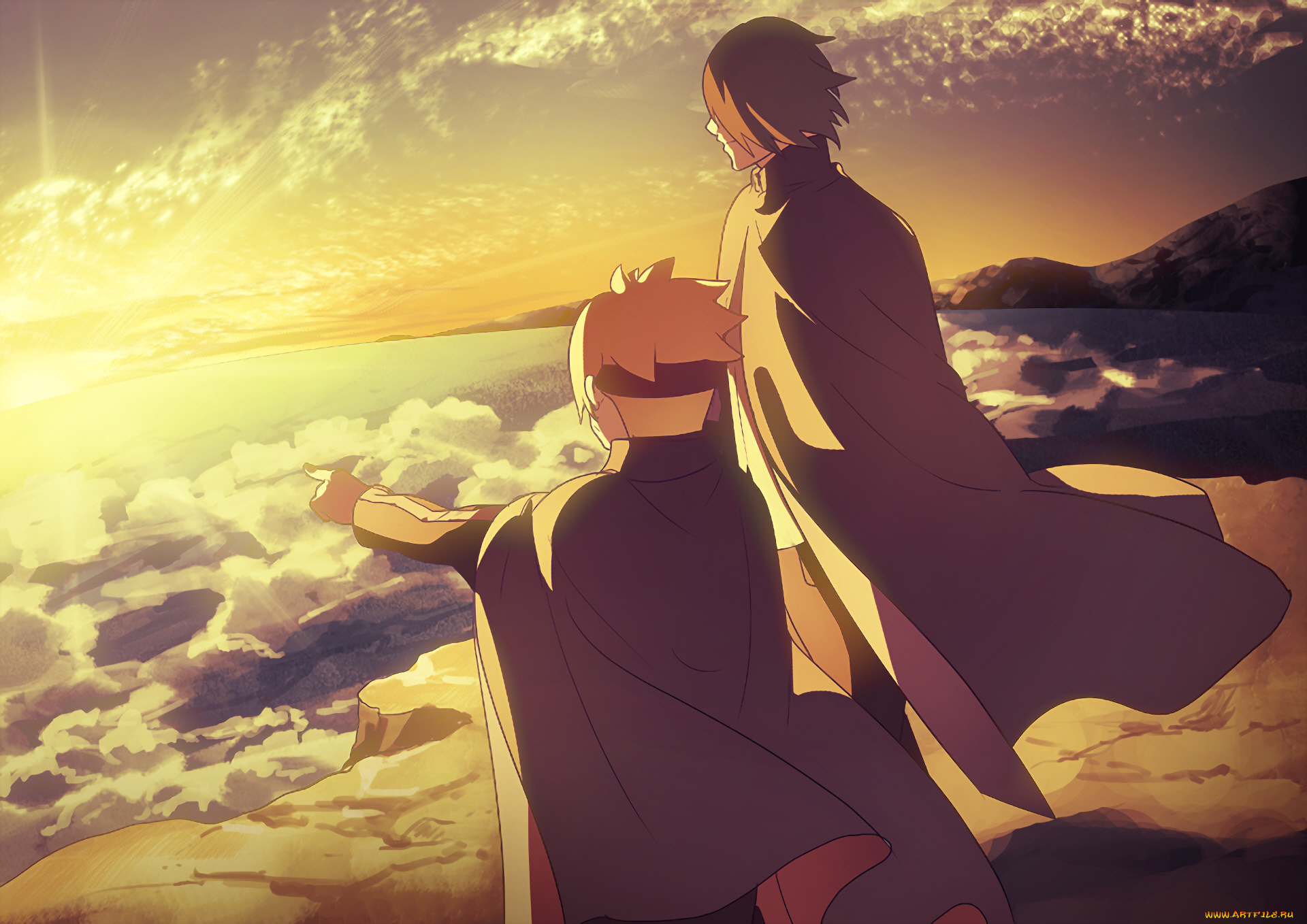 аниме, naruto, саске, наруто