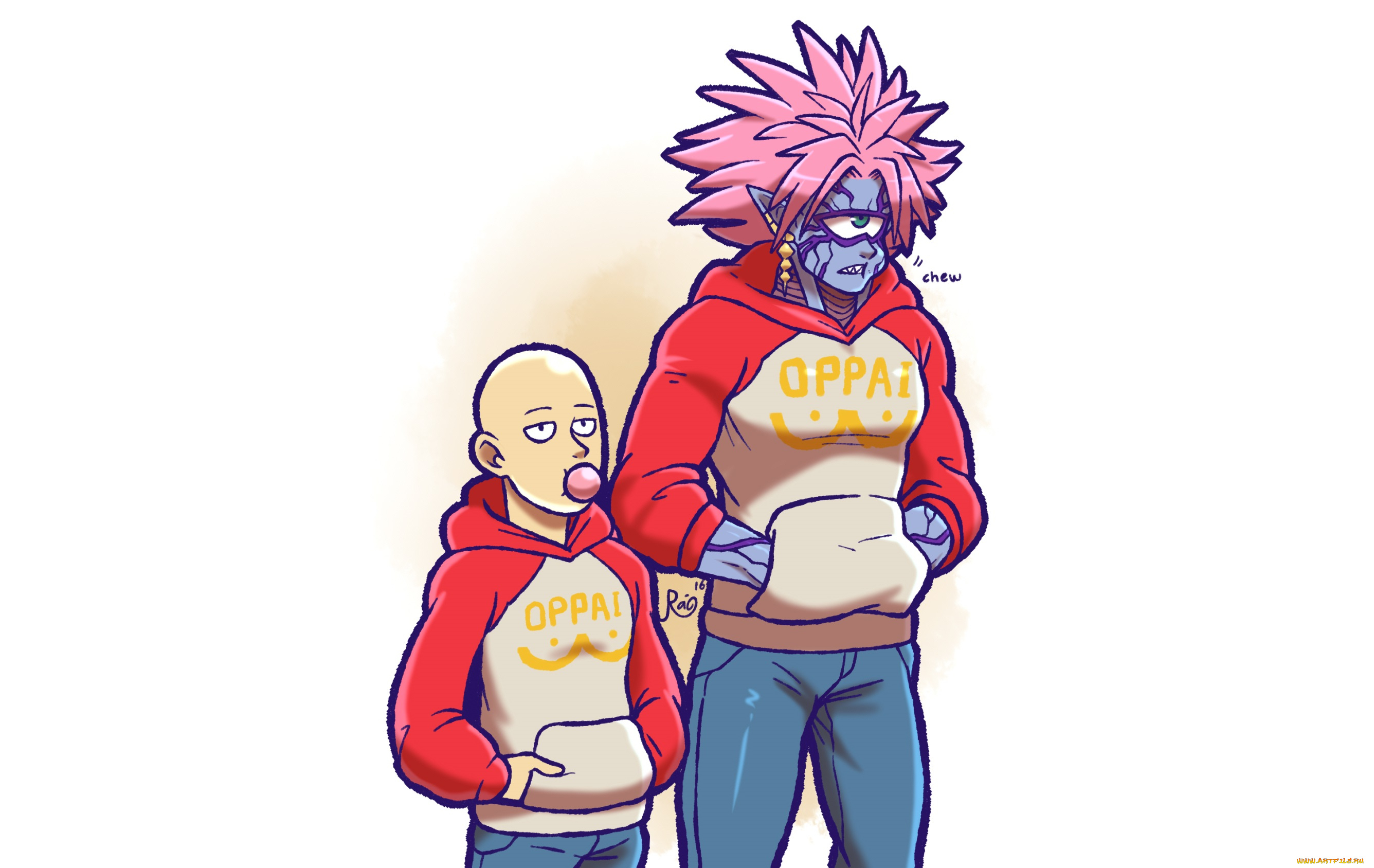 аниме, one, punch, man, парни