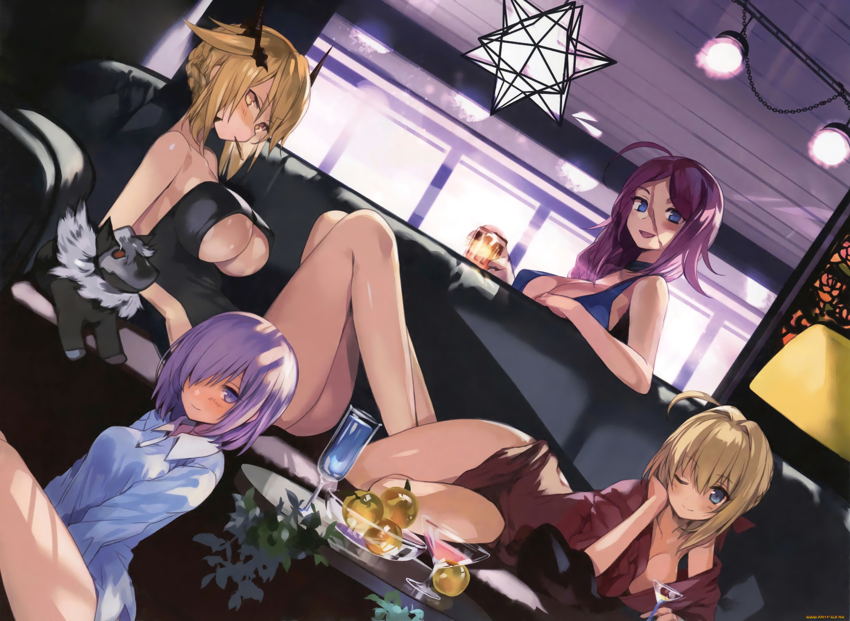 аниме, fate, stay, night, grand, order