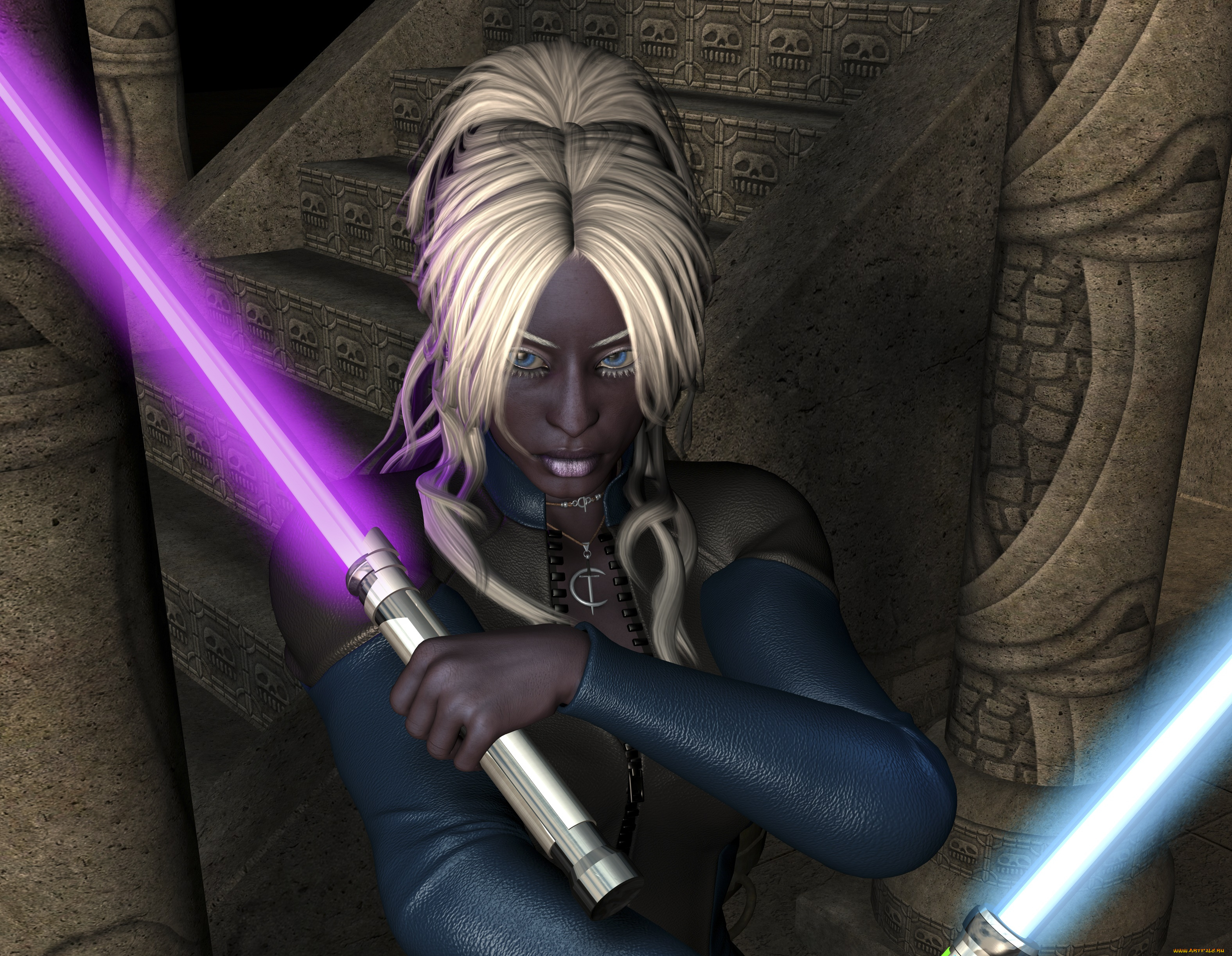 3д, графика, эльфы, , elves, эльфийка, взгляд, фон