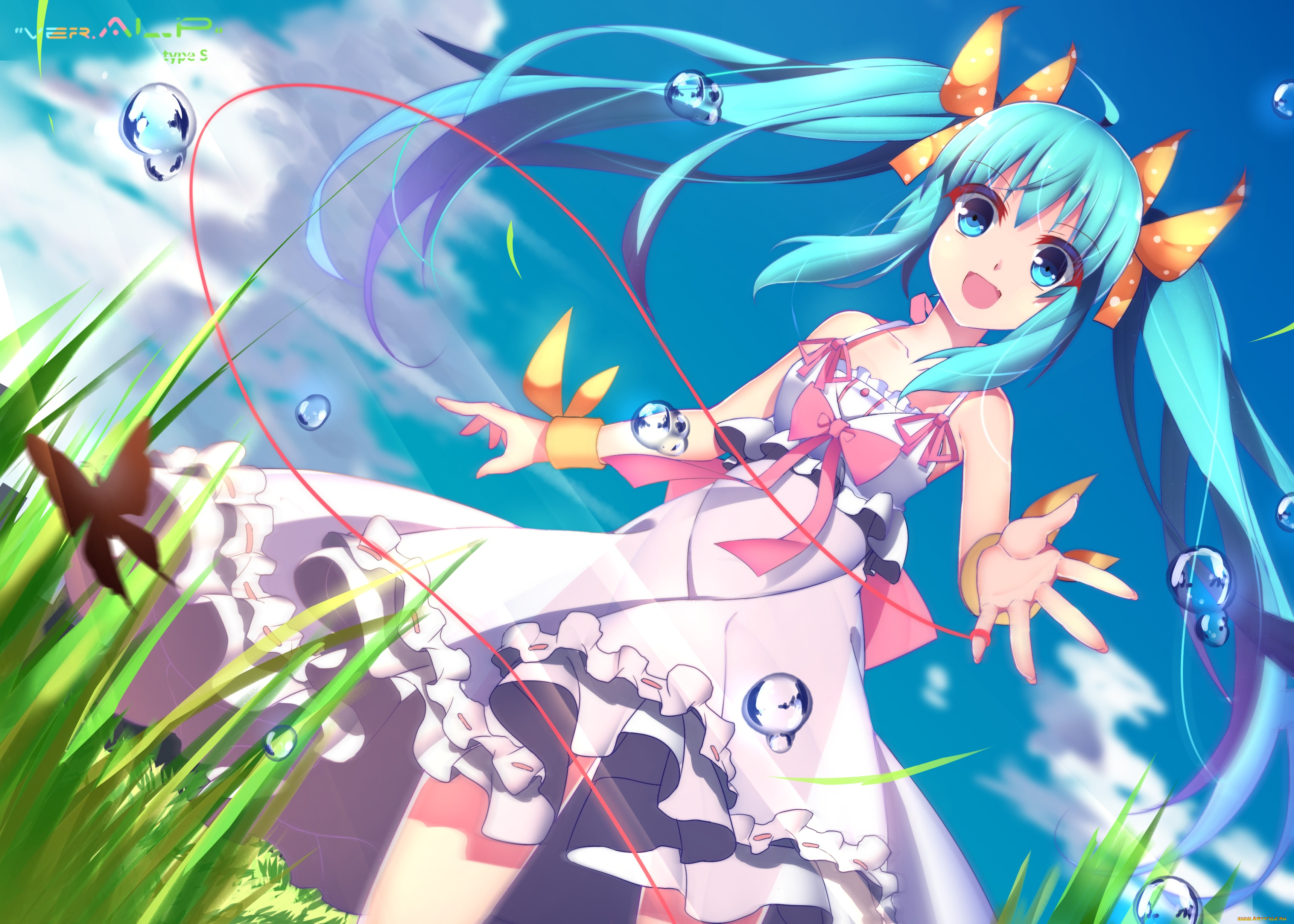 аниме, vocaloid, hatsune, miku