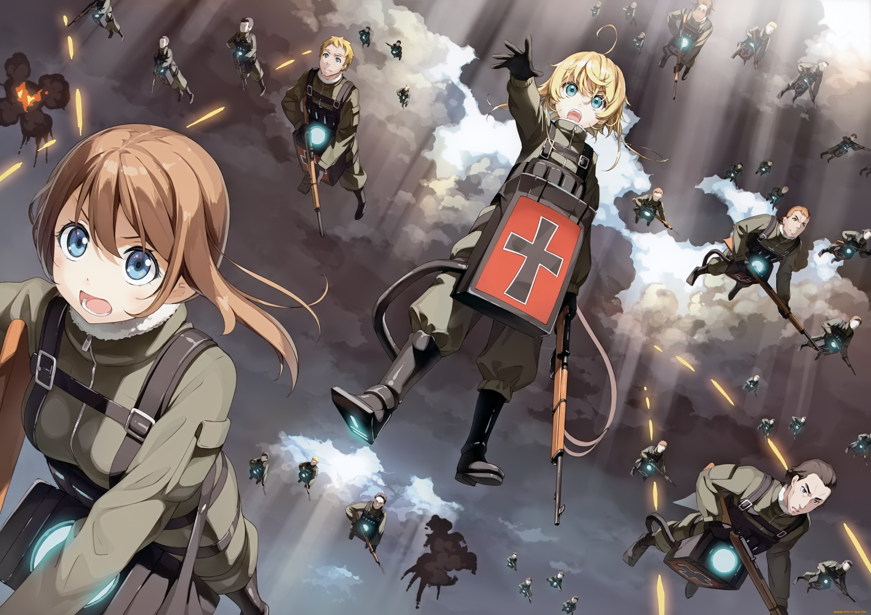 аниме, youjo, senki, youjo, senki