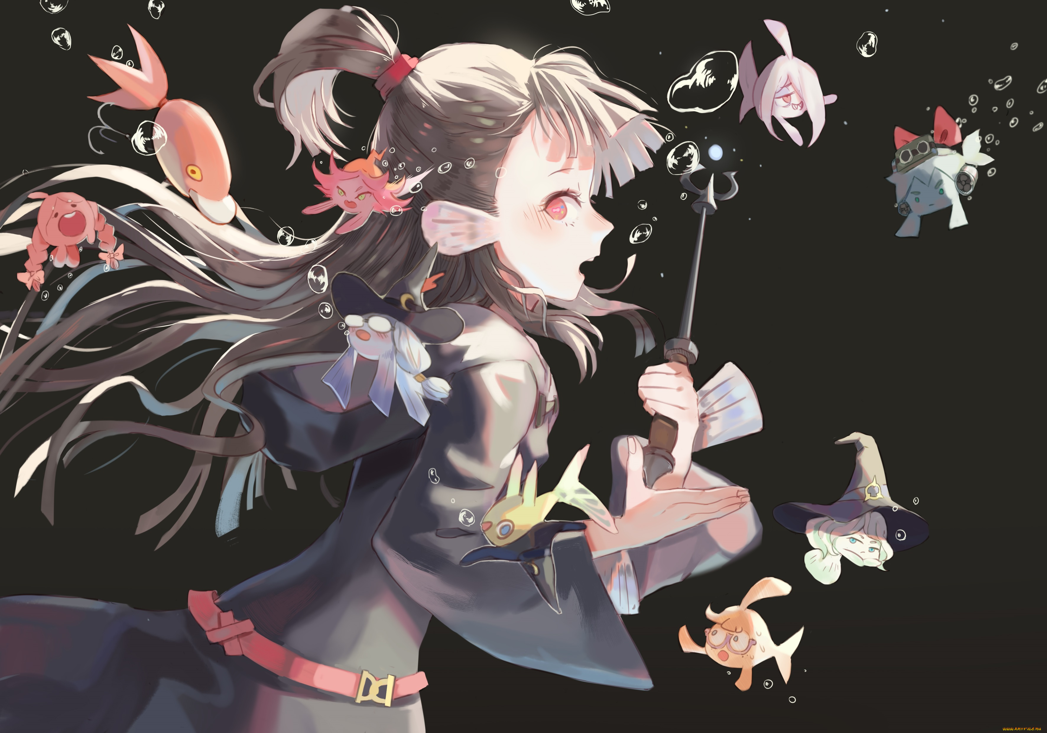 аниме, little, witch, academia, little, witch, academia