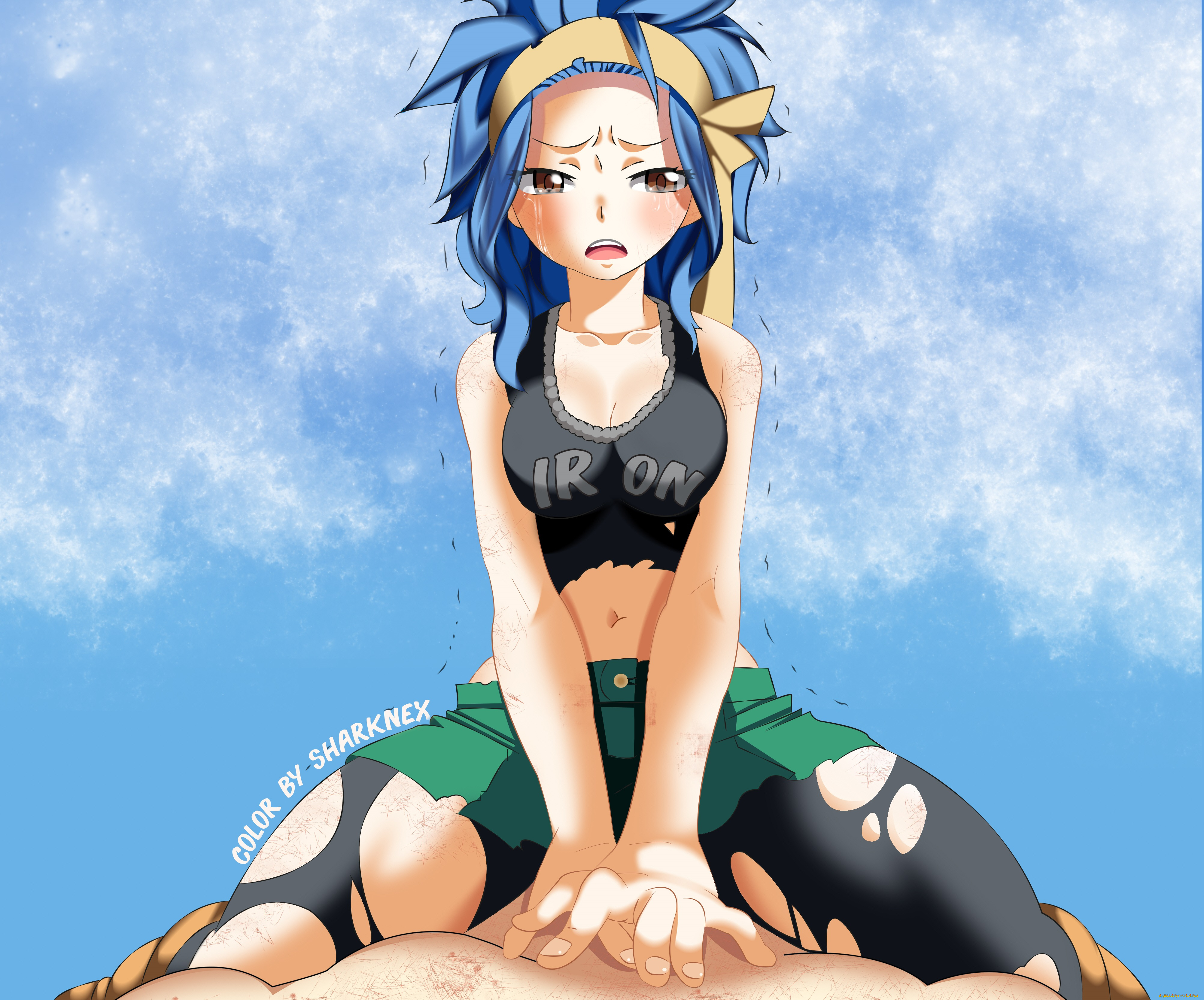 аниме, fairy, tail, леви