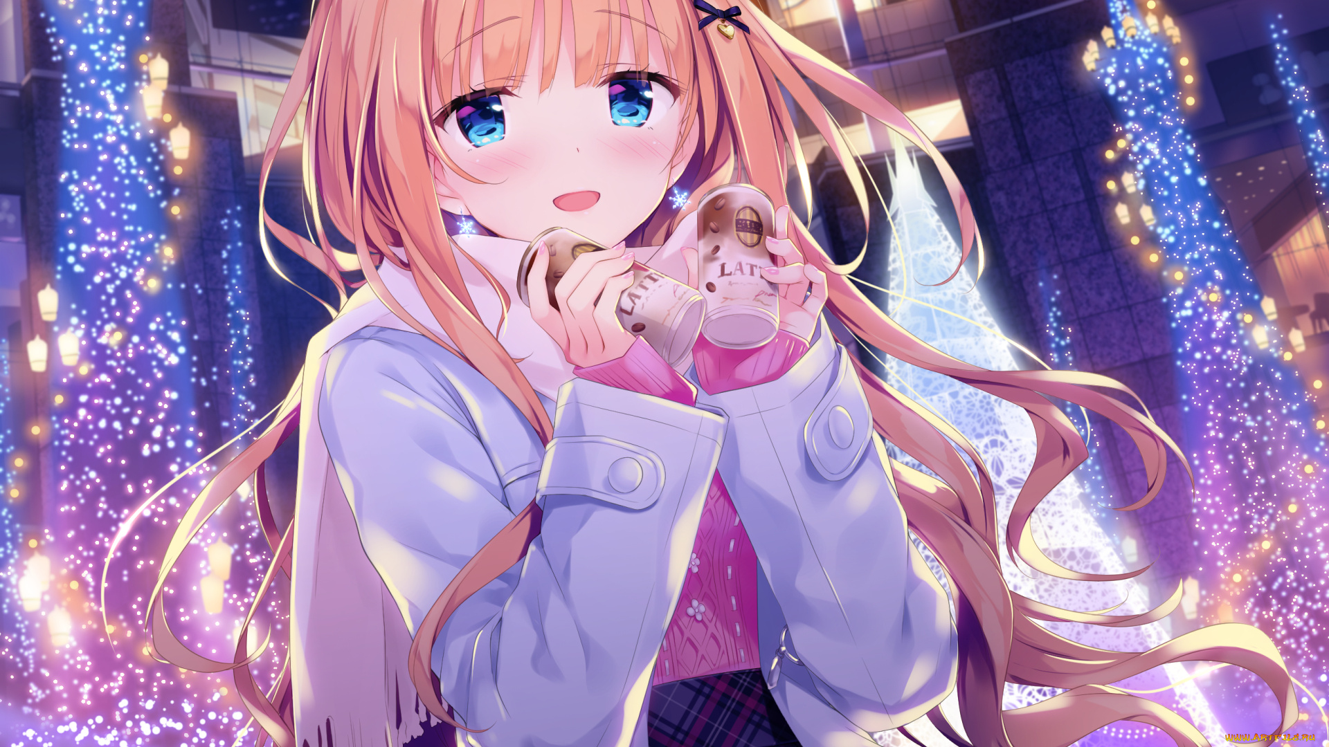 аниме, unknown, , другое, , фон, взгляд, девушка