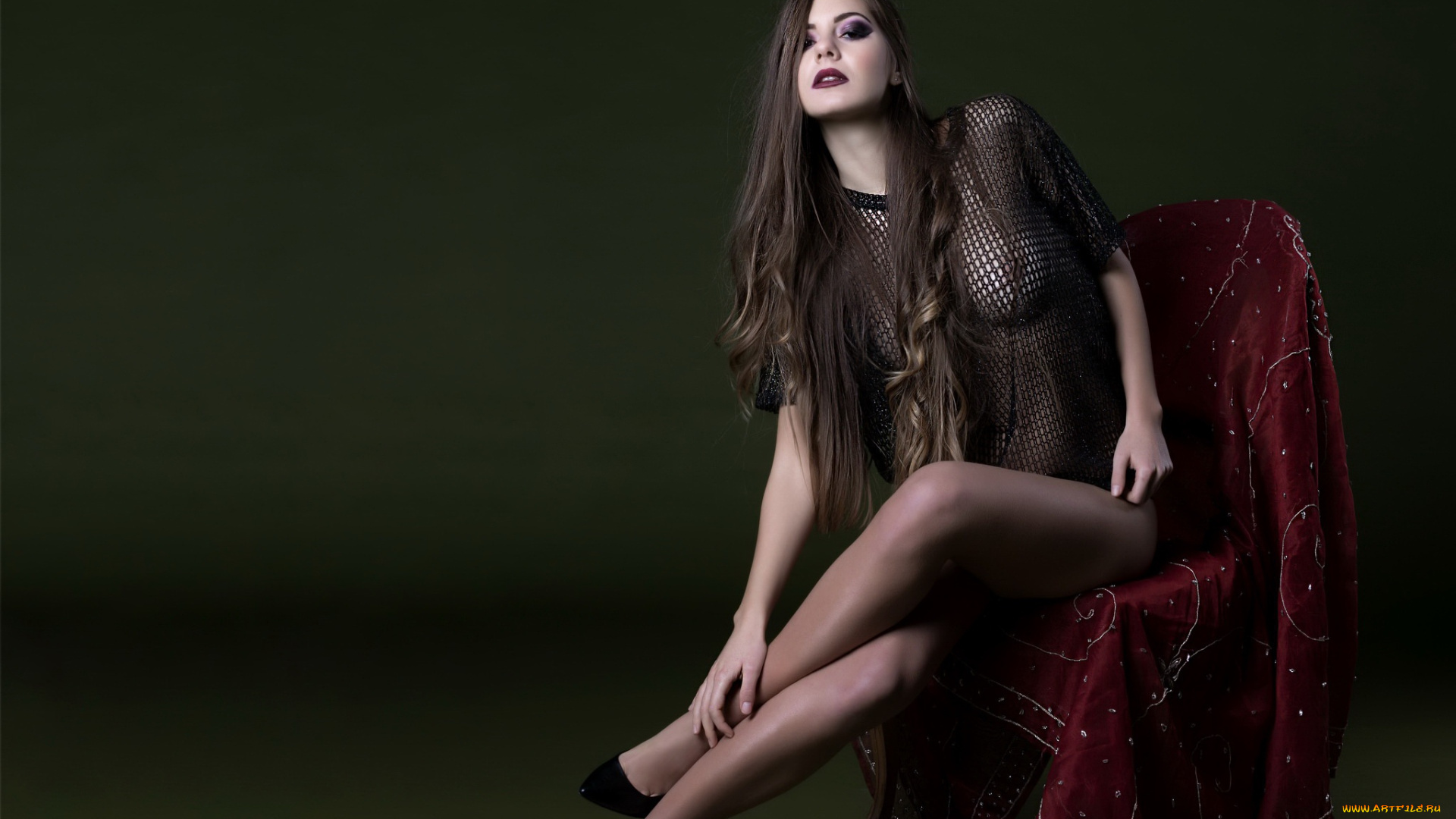 девушка, девушки, -unsort, , брюнетки, темноволосые, модель