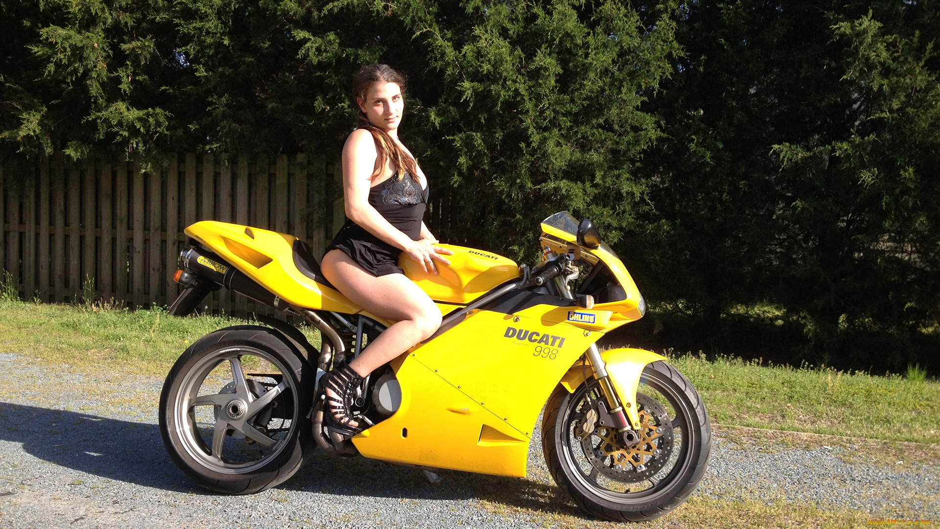 мотоциклы, мото, с, девушкой, девушки